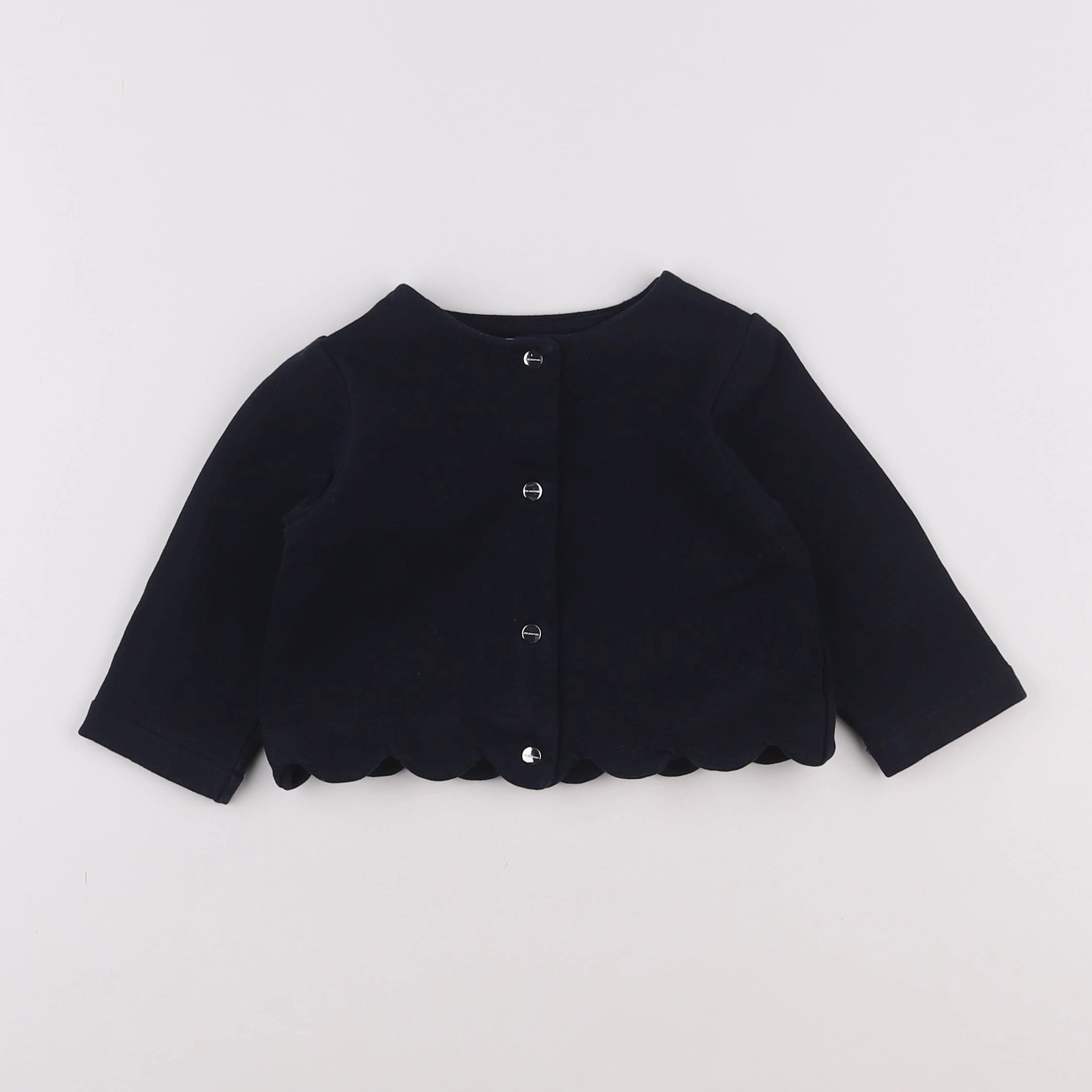 Jacadi - sweat bleu - 12 mois