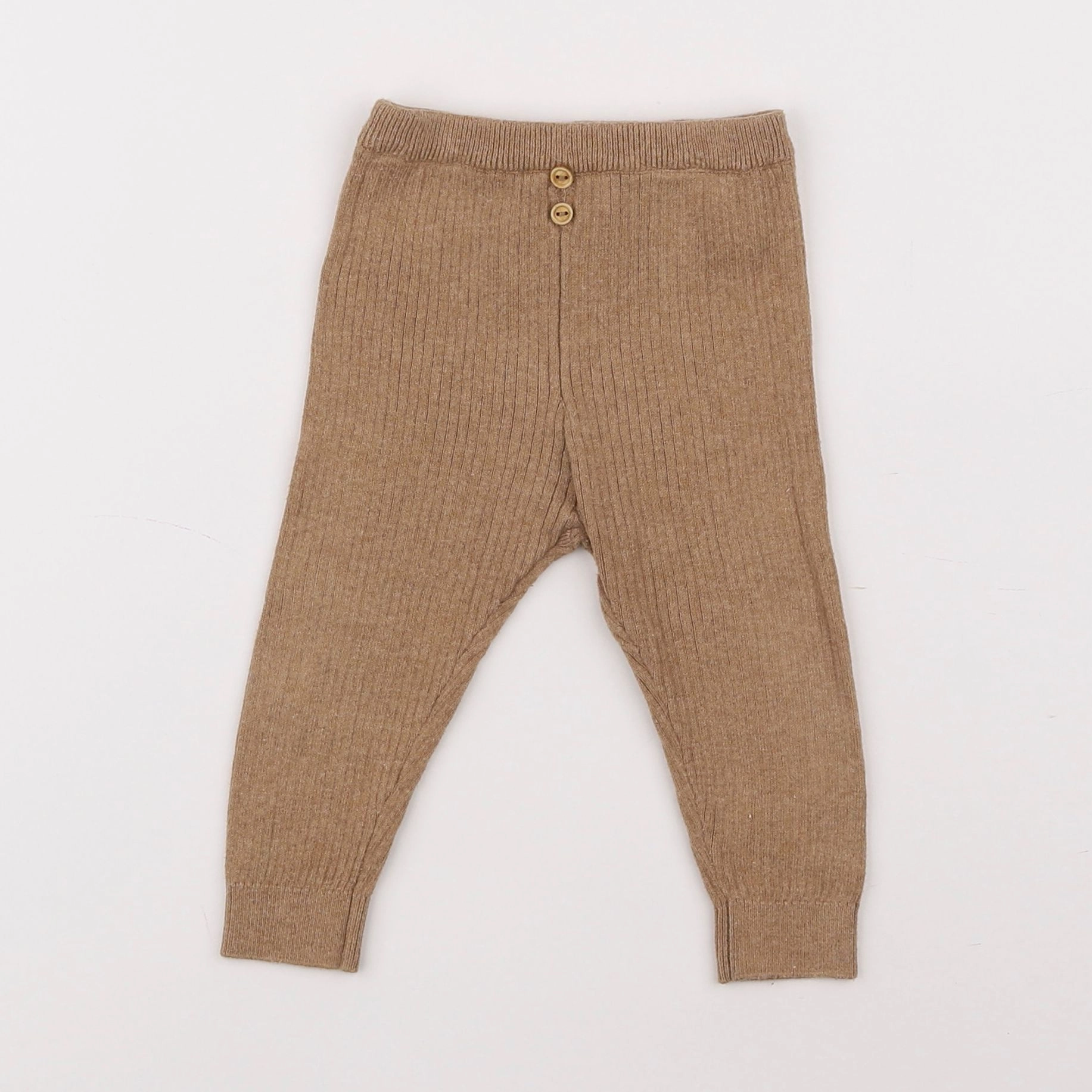 Zara - legging marron - 6/9 mois