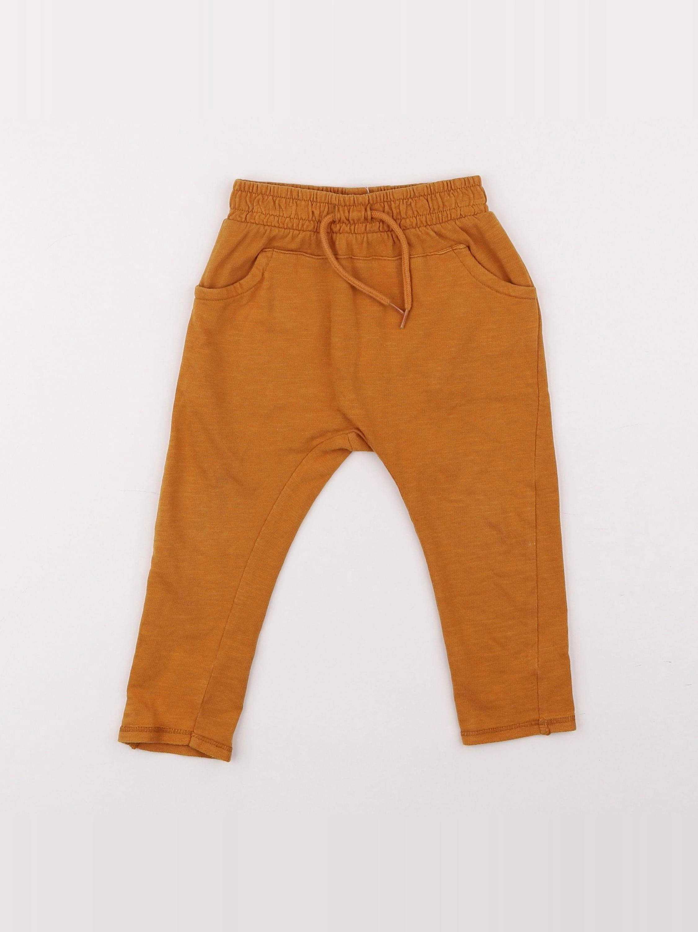Vertbaudet - pantalon marron - 18 mois