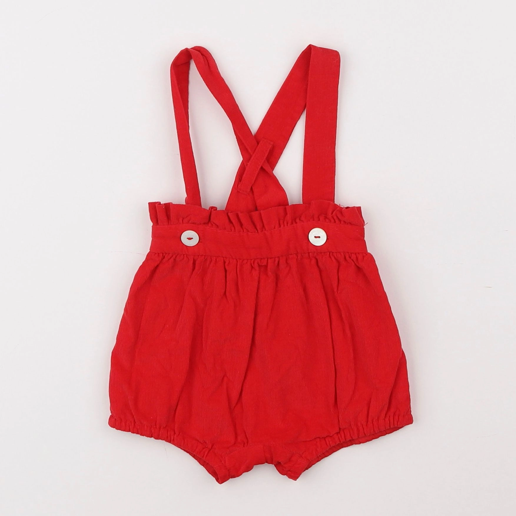Jacadi - salopette rouge - 3 mois