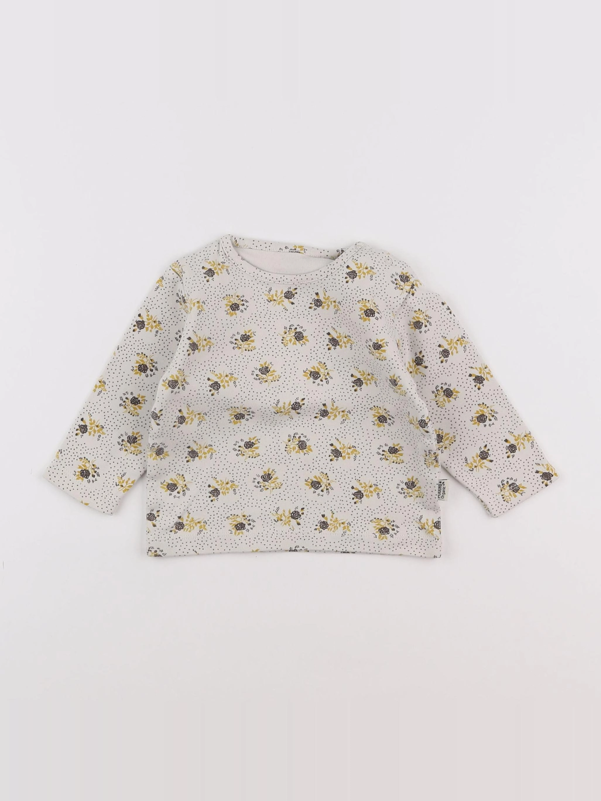 Poudre Organic - tee-shirt beige - 9 mois