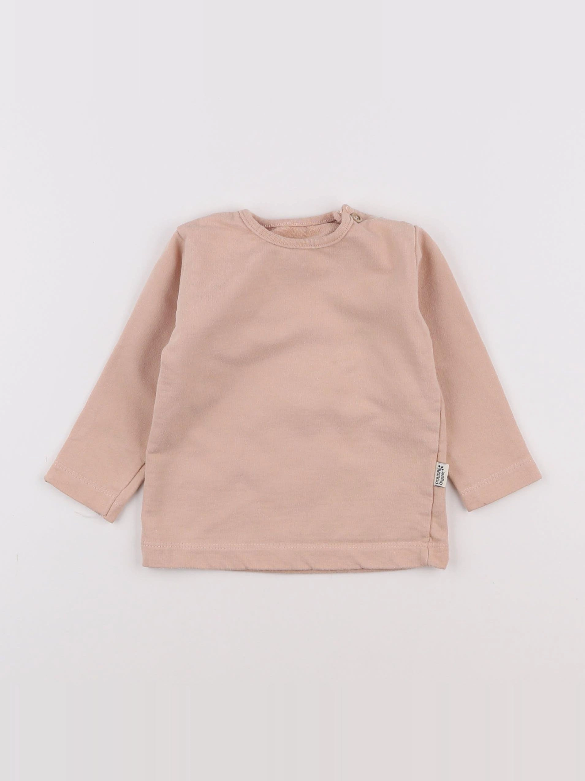 Poudre Organic - tee-shirt rose - 9 mois