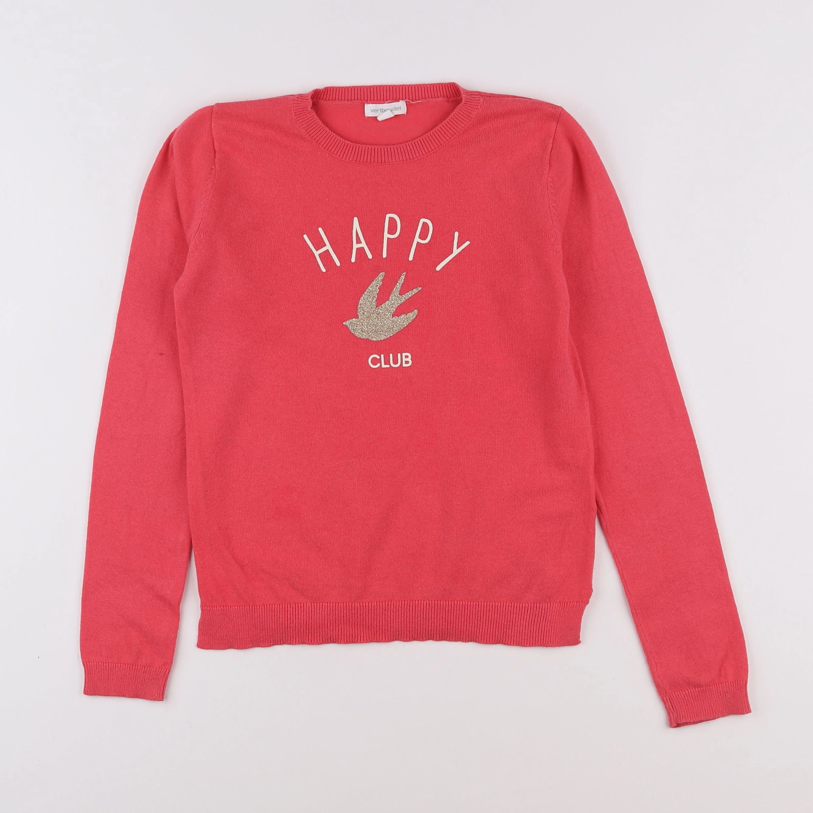 Vertbaudet - pull rose - 8 ans