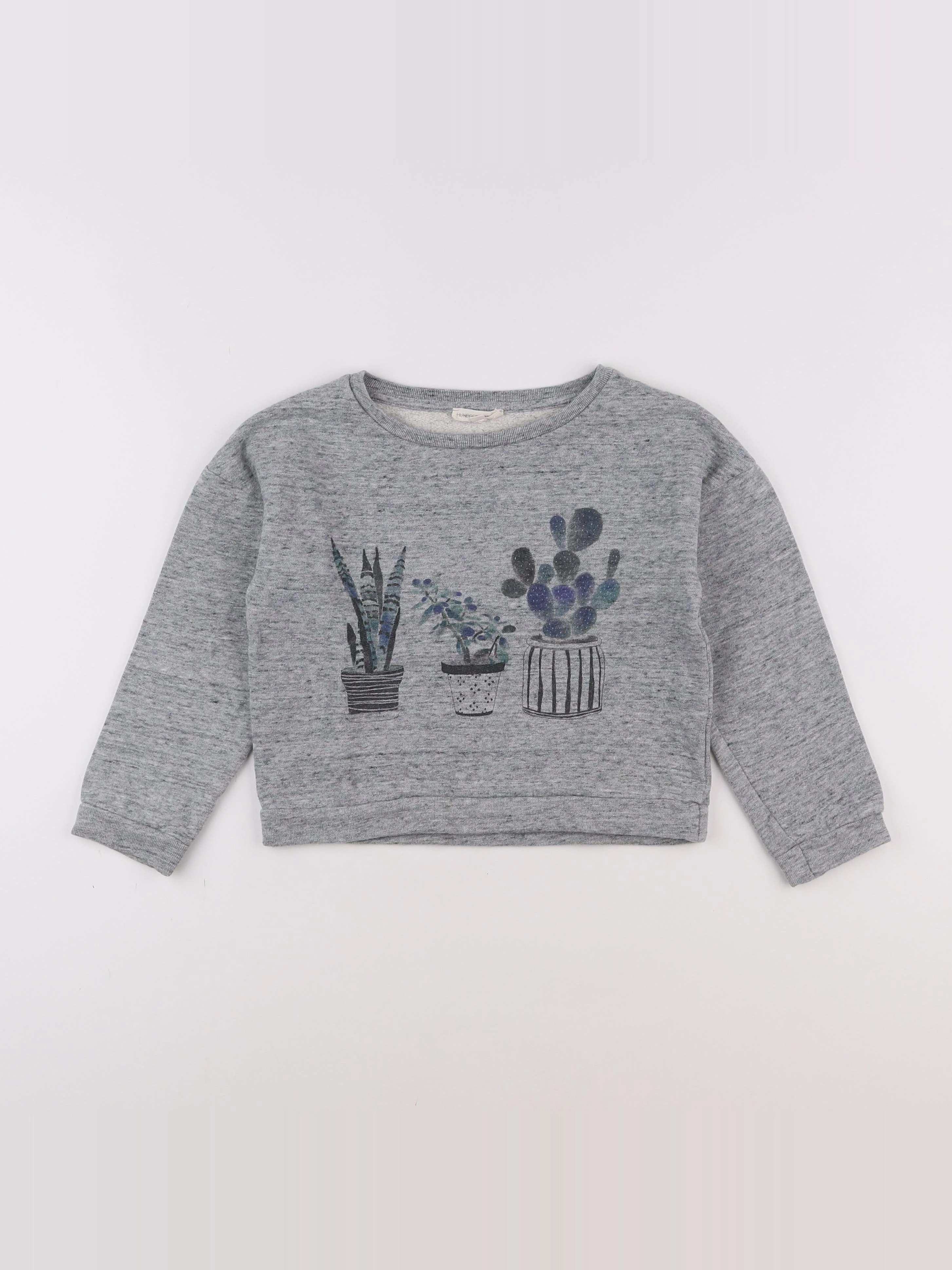 Hundred Pieces - sweat gris - 4 ans
