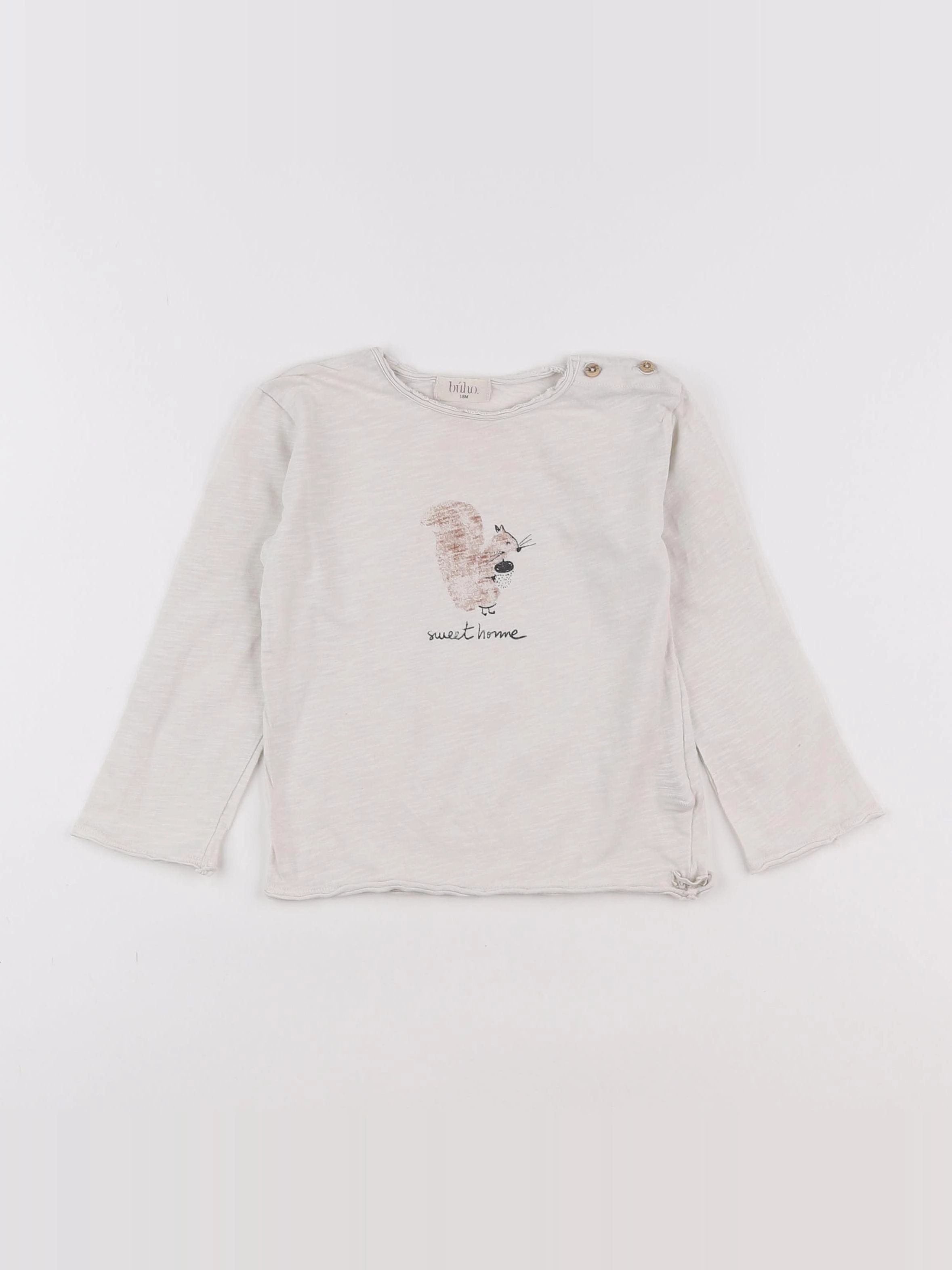 Buho - tee-shirt beige - 18 mois