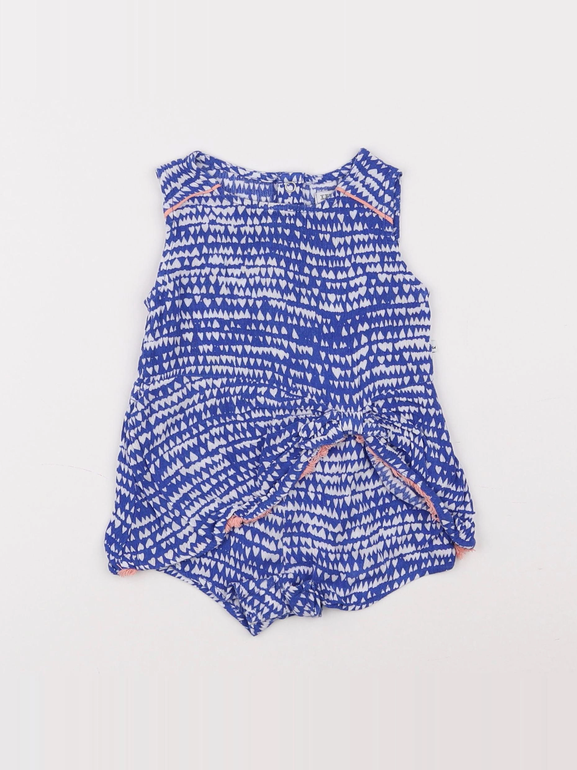 IKKS - combinaison bleu - 12 mois