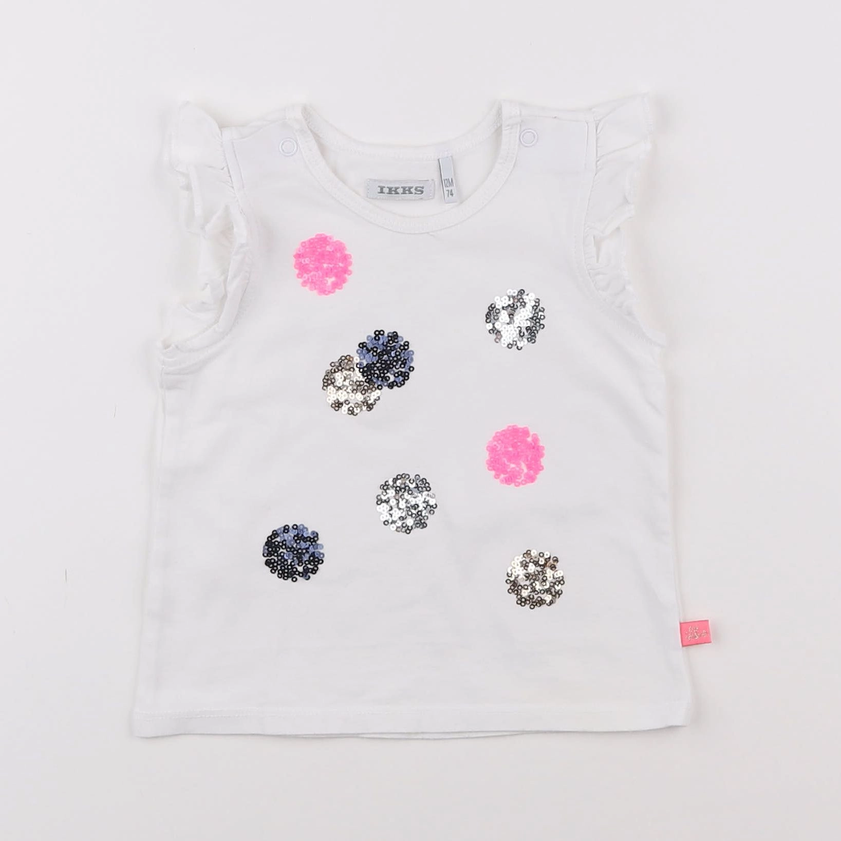 IKKS - tee-shirt blanc - 12 mois