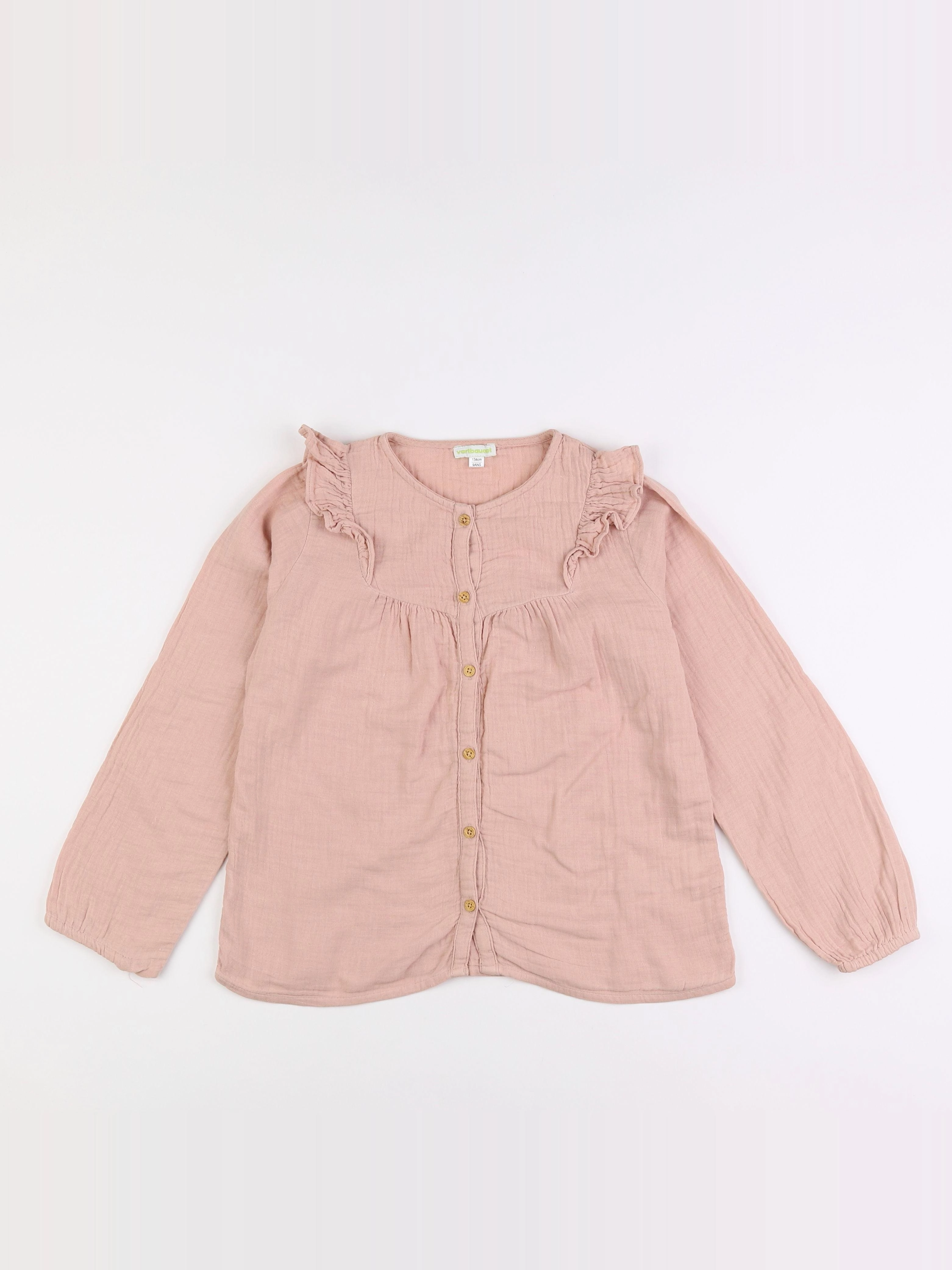 Vertbaudet - blouse rose - 9 ans