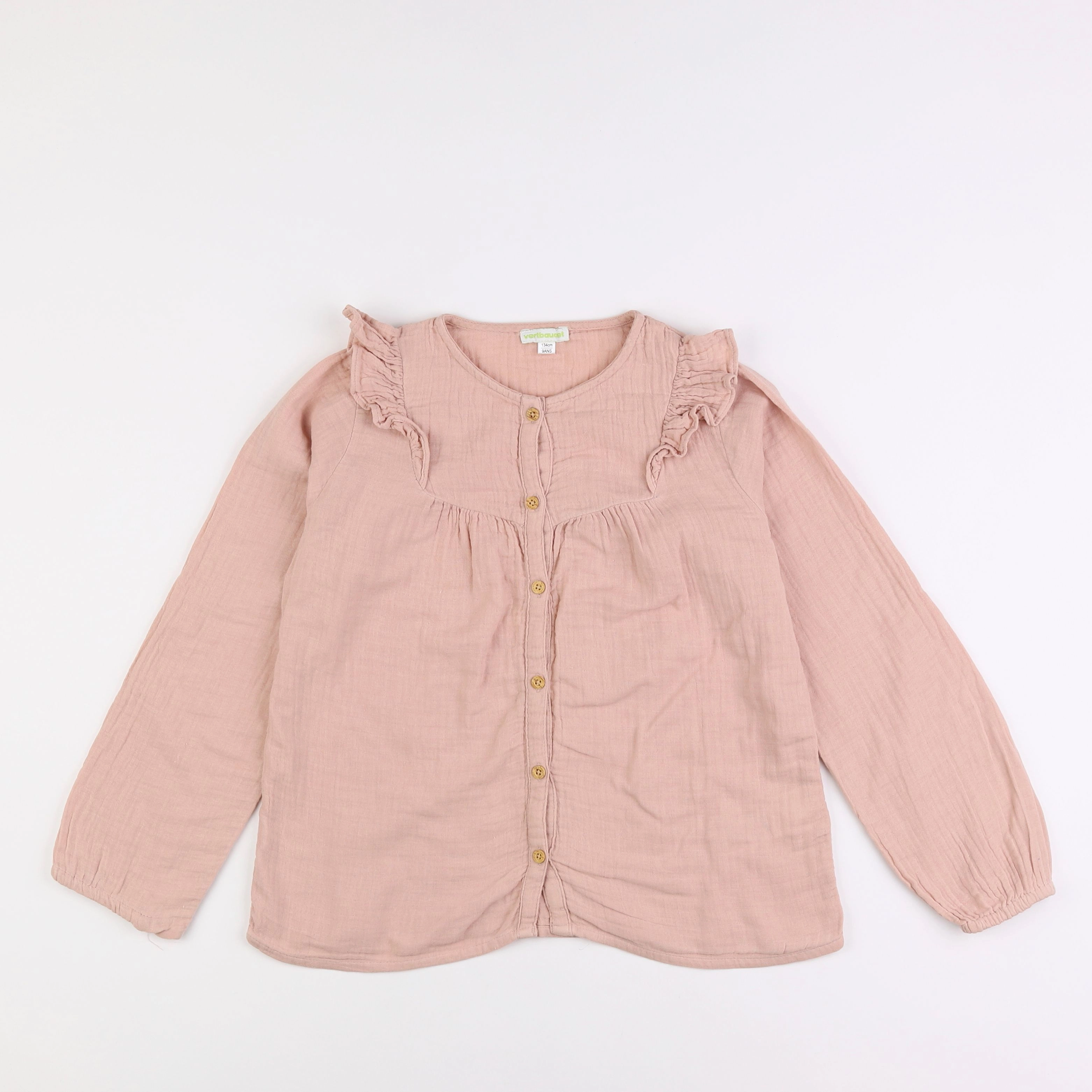 Vertbaudet - blouse rose - 9 ans
