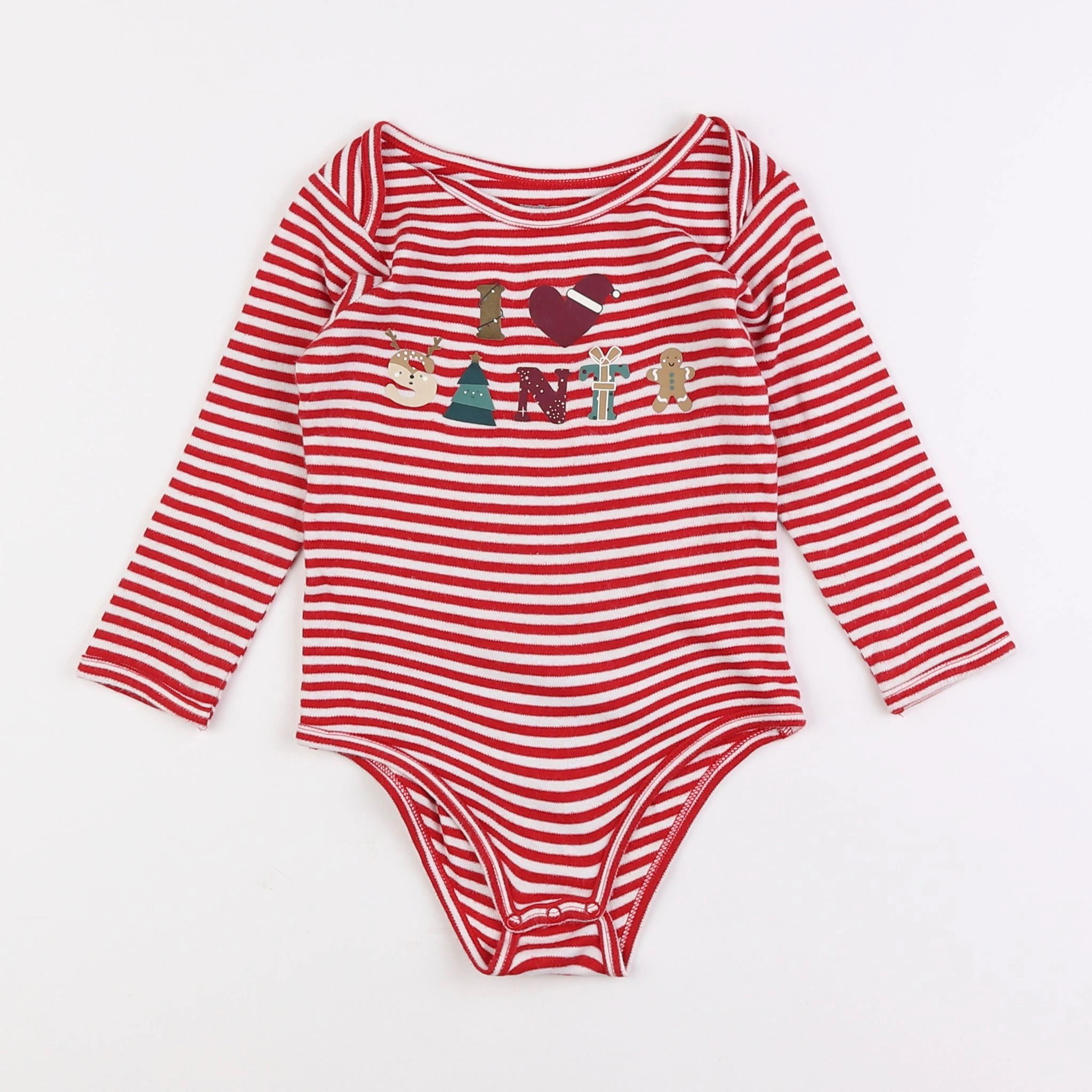Vertbaudet - body rouge - 3 ans