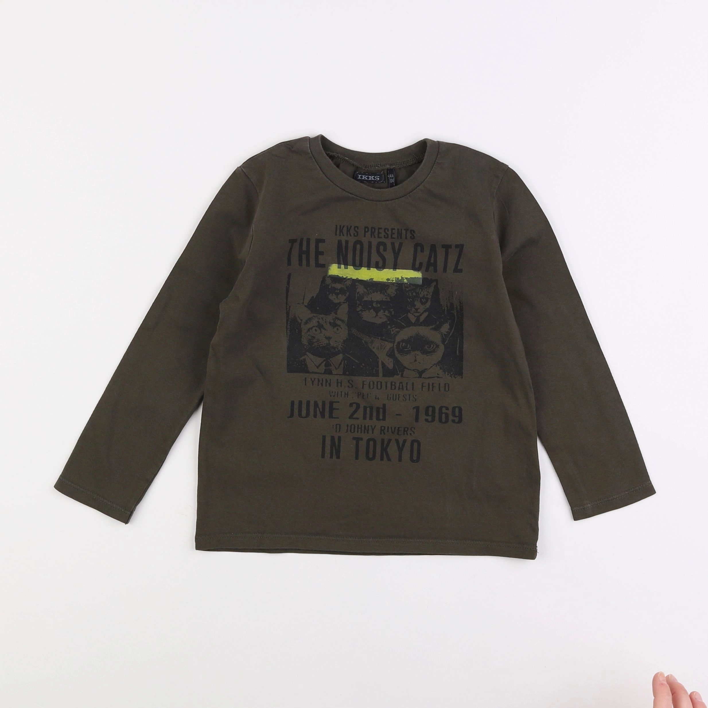 IKKS - tee-shirt vert - 4 ans