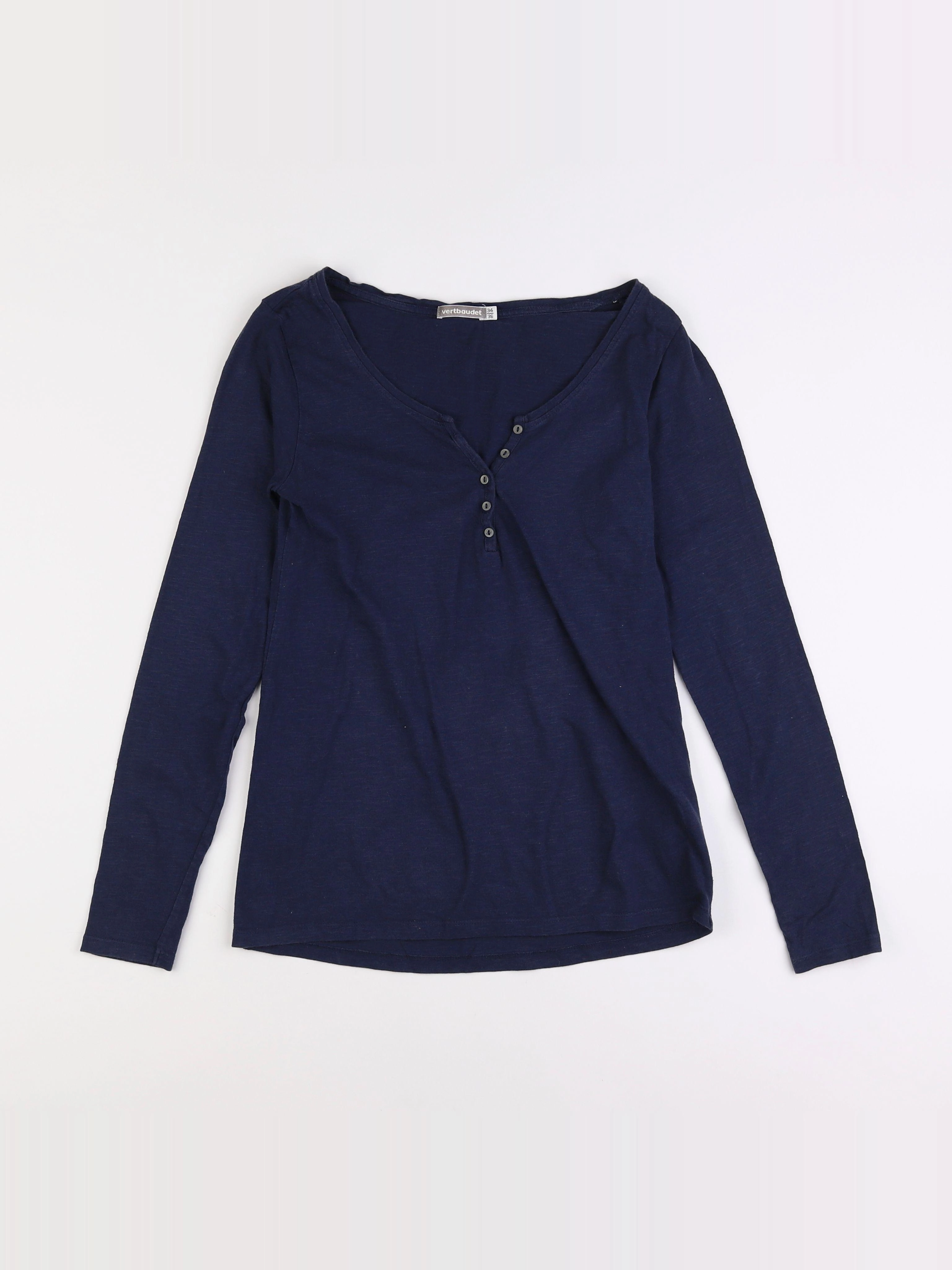 Vertbaudet - tee-shirt grossesse bleu - 34 à 36