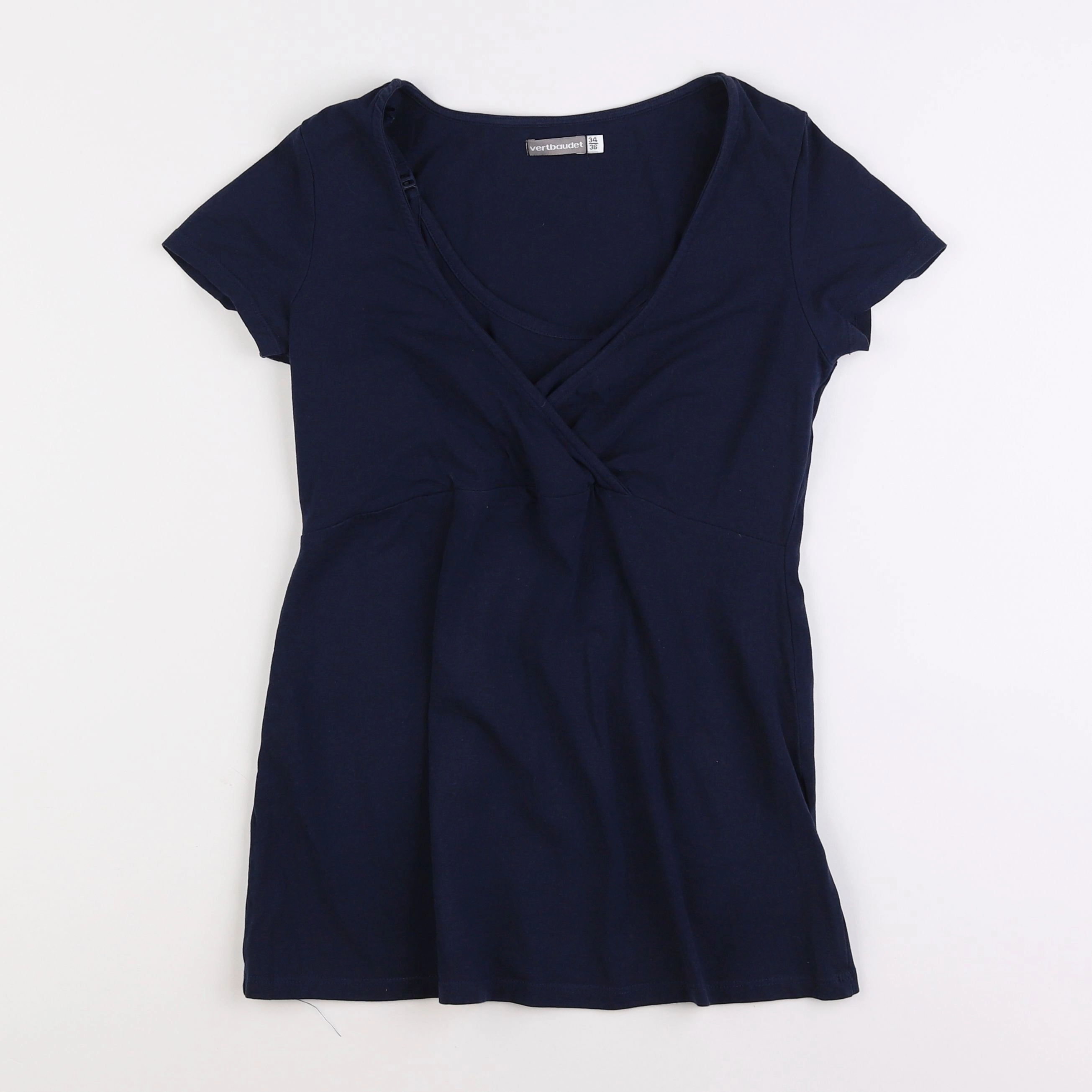 Vertbaudet - tee-shirt allaitement bleu - 34 à 36
