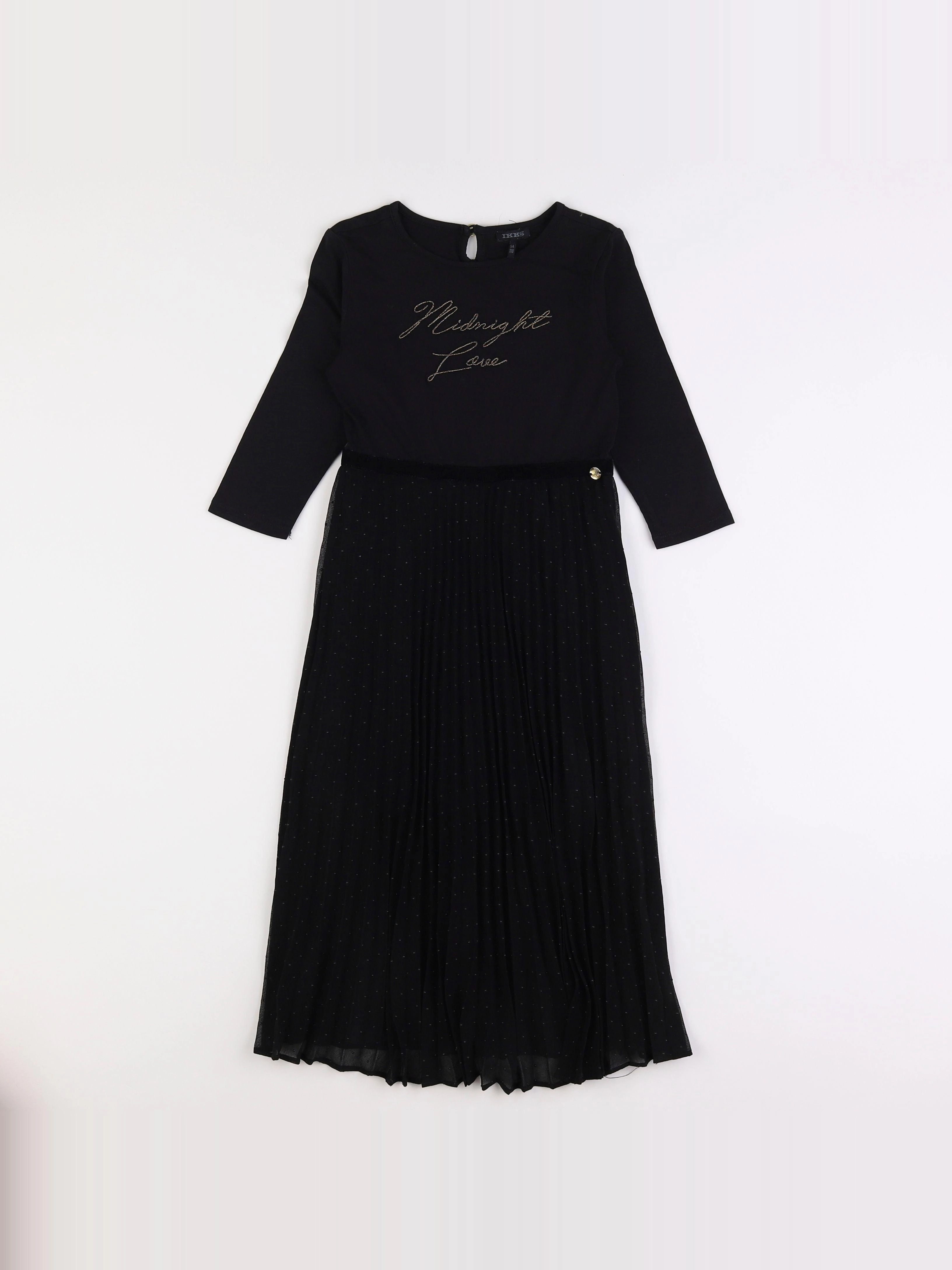 IKKS - robe noir - 5 ans