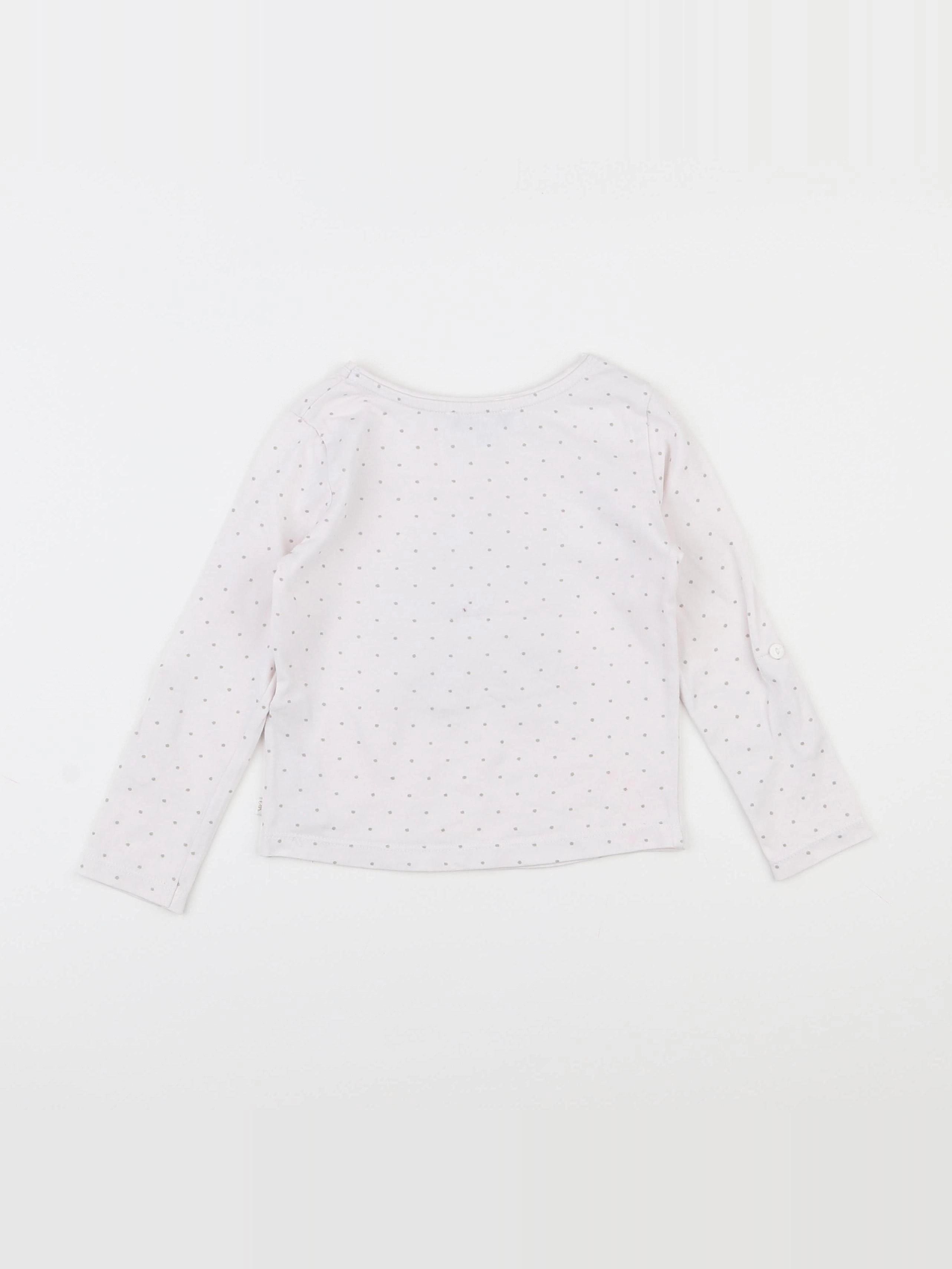 Okaidi - tee-shirt blanc - 3 ans