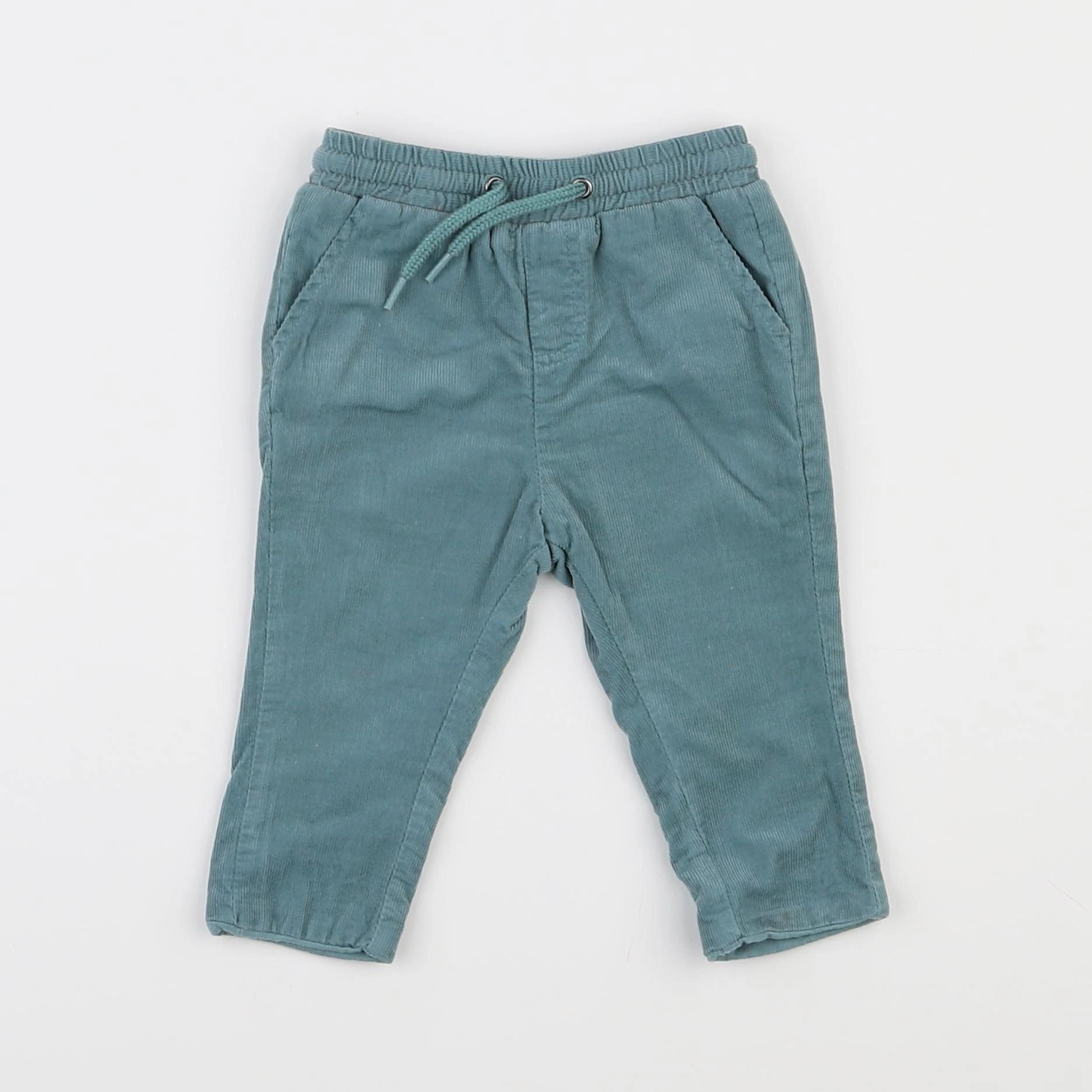 Vertbaudet - pantalon vert - 3 mois