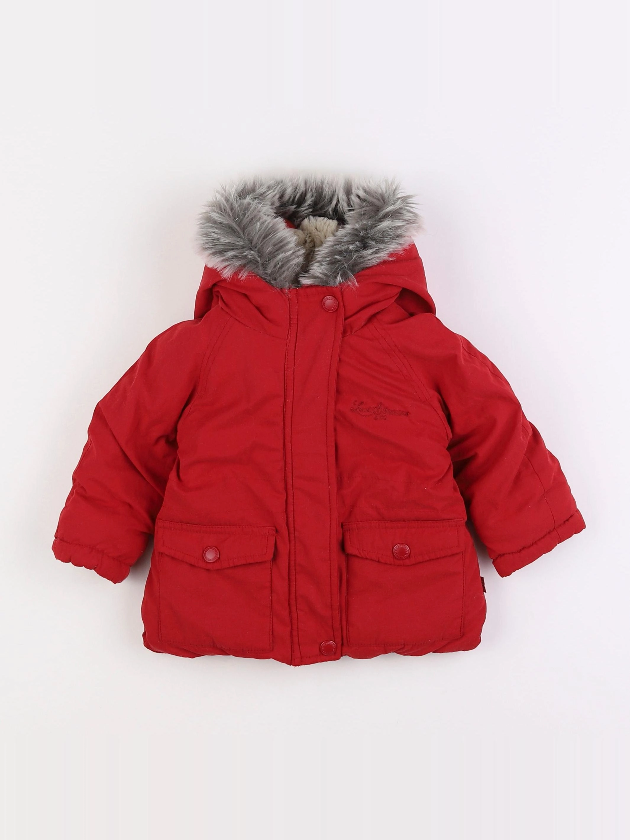 Levi's - manteau rouge - 6 mois