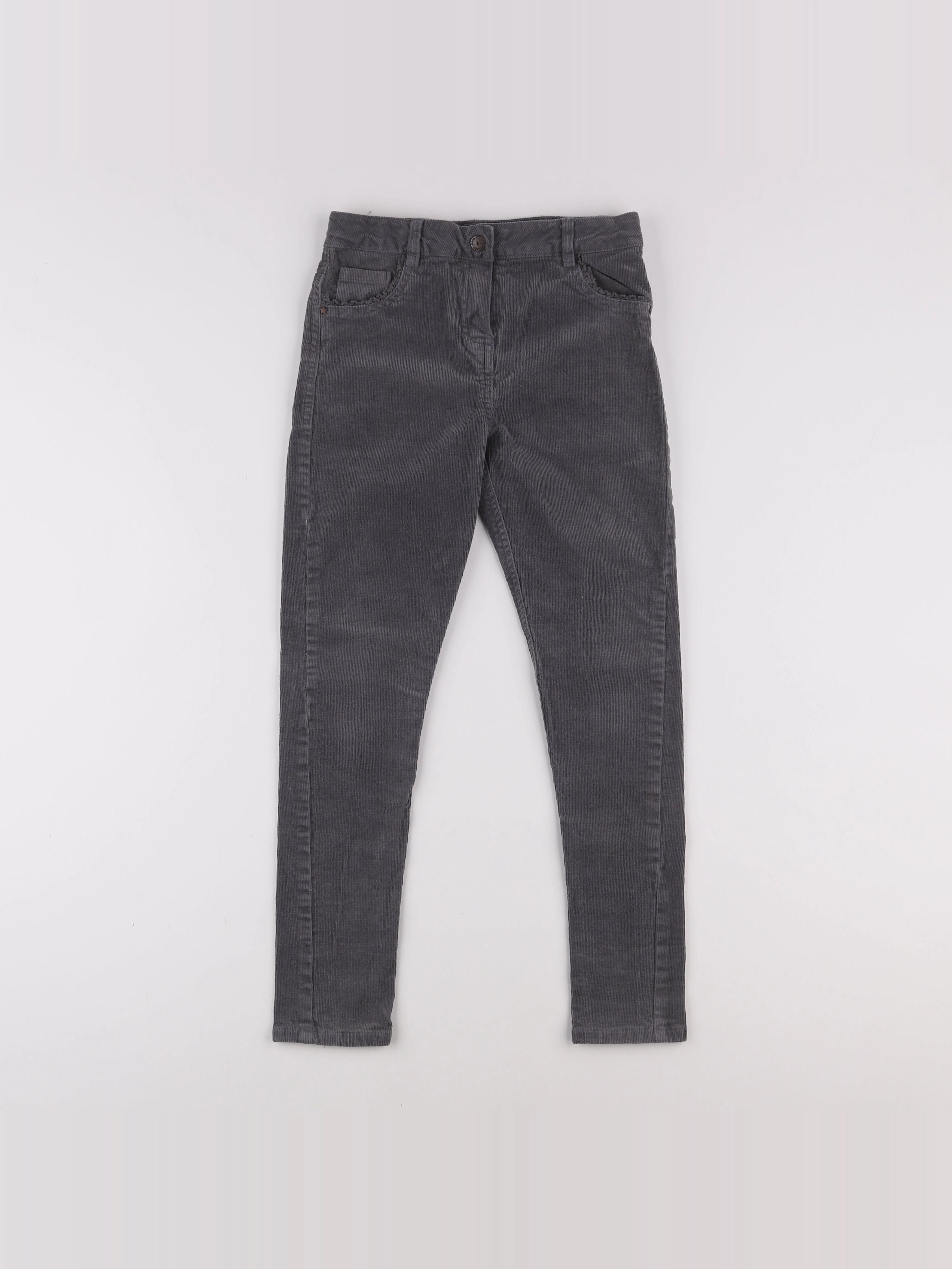 Vertbaudet - pantalon gris - 10 ans