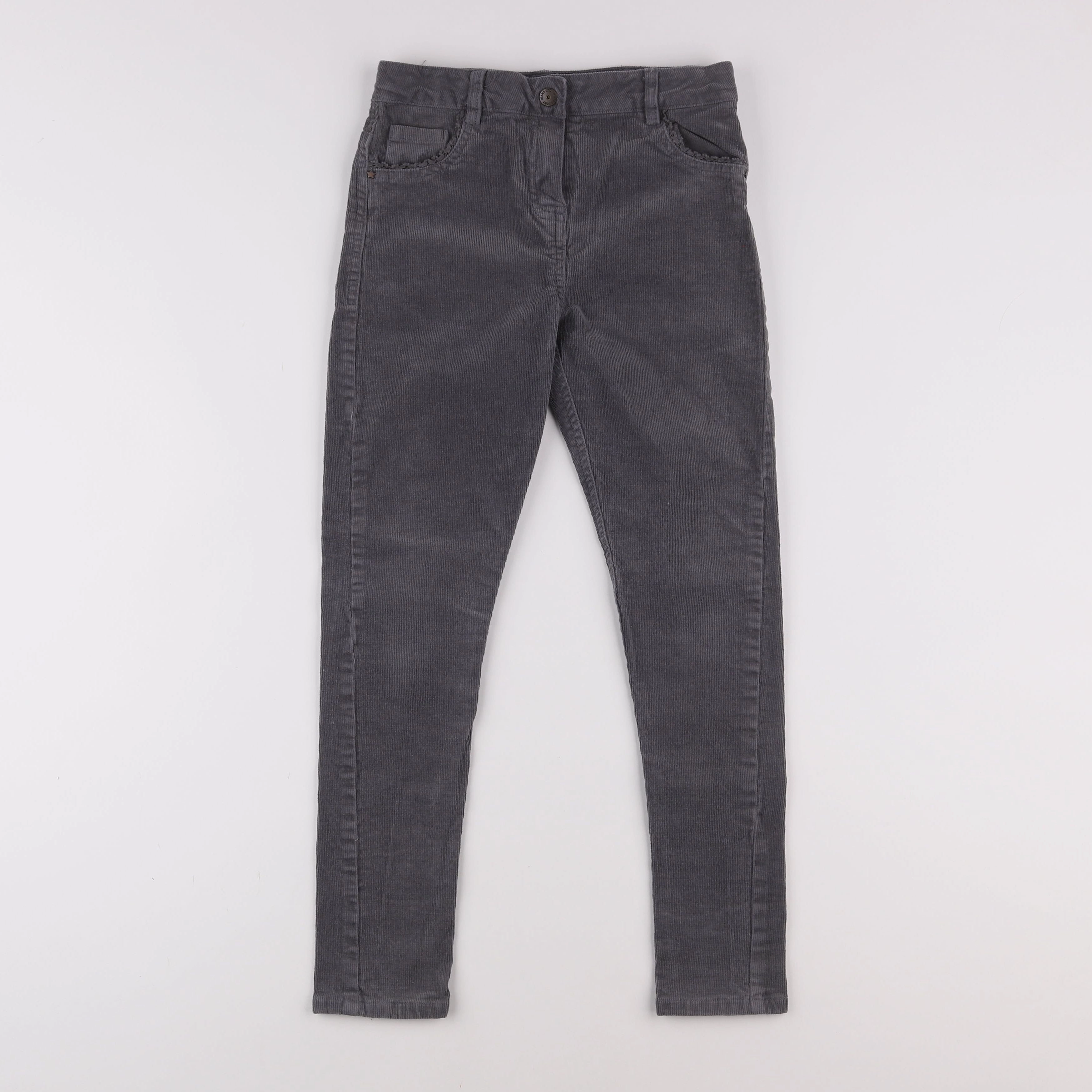 Vertbaudet - pantalon gris - 10 ans