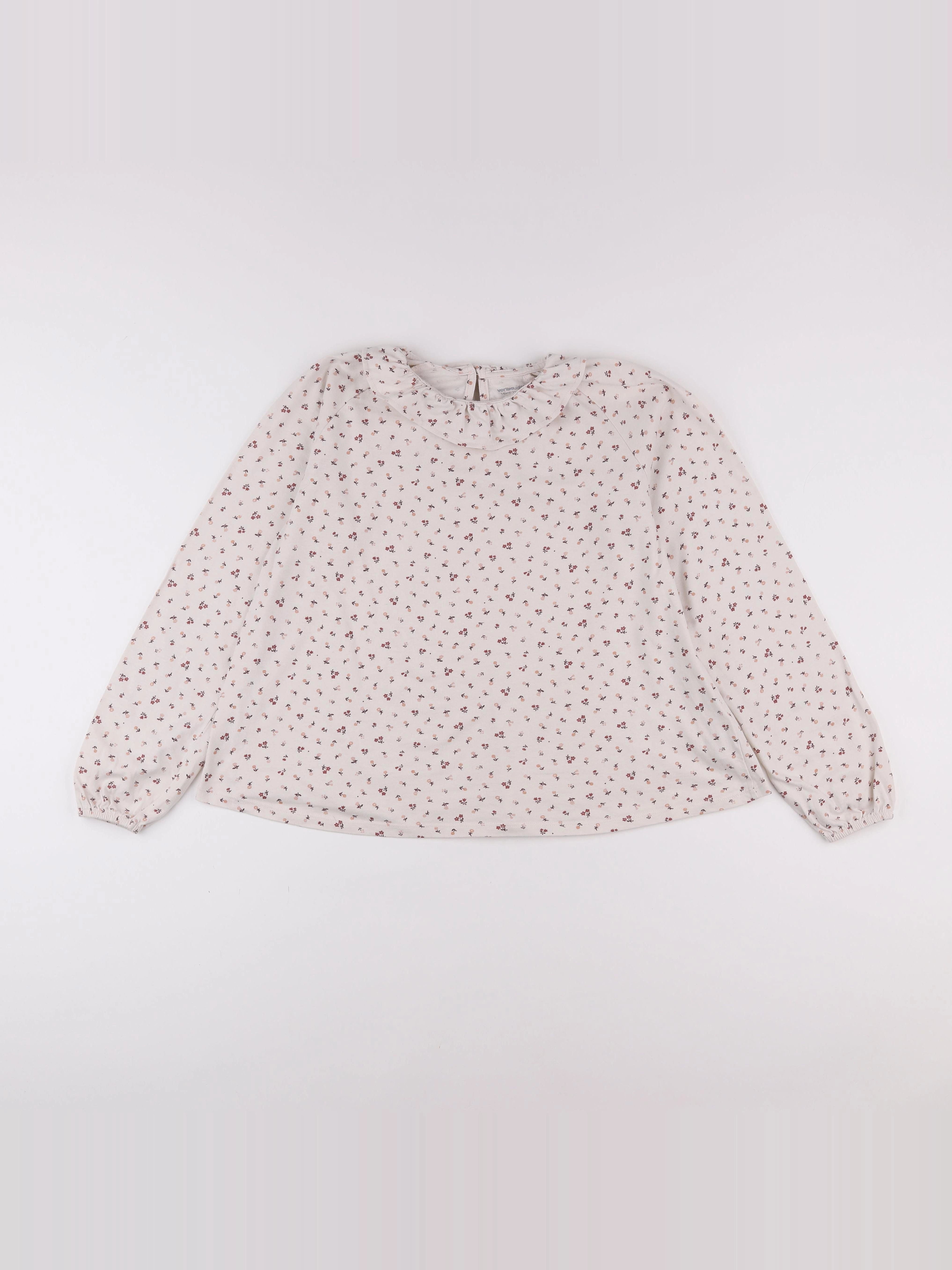 Vertbaudet - tee-shirt beige - 14 ans