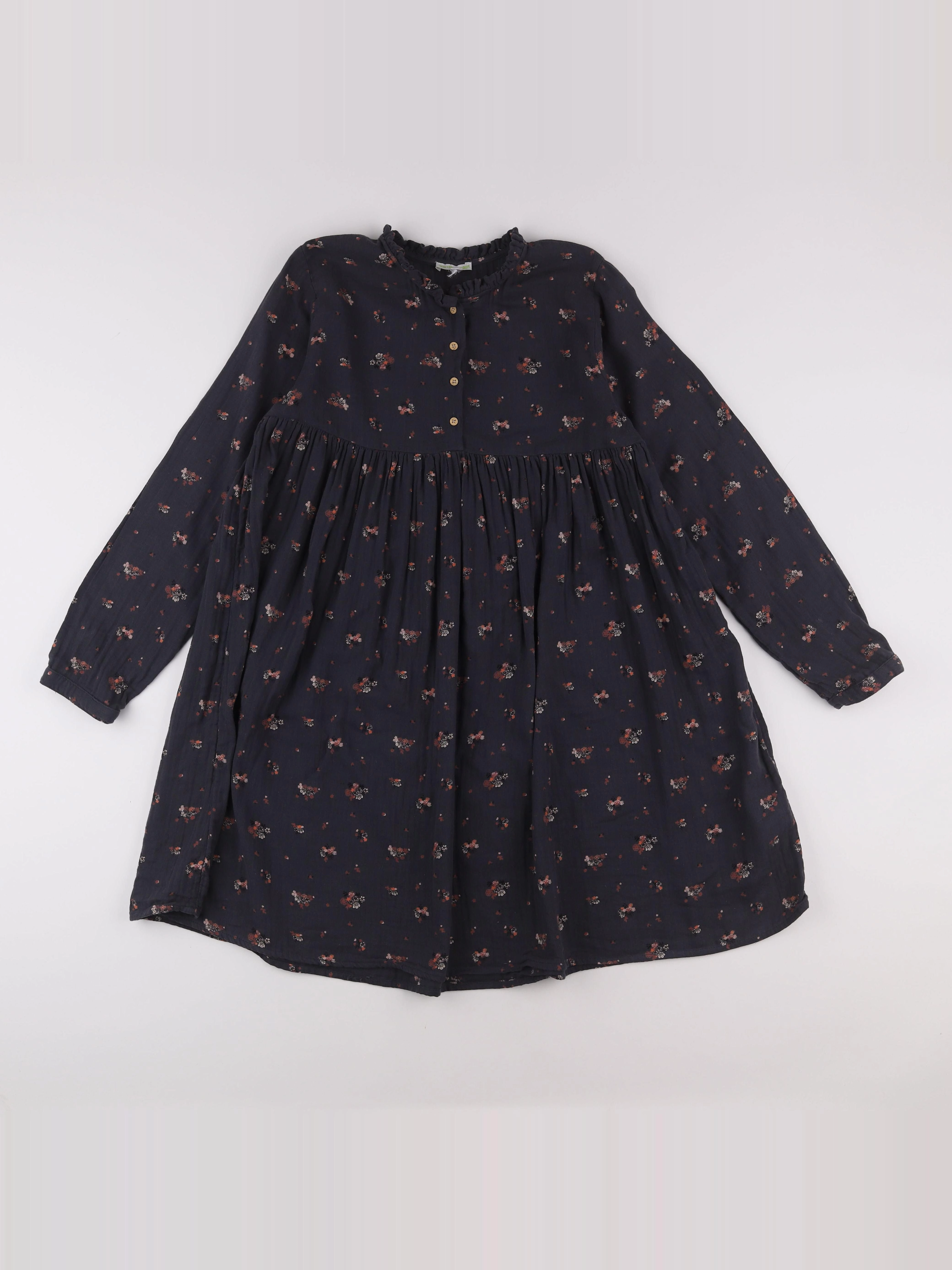 Vertbaudet - robe gris - 14 ans