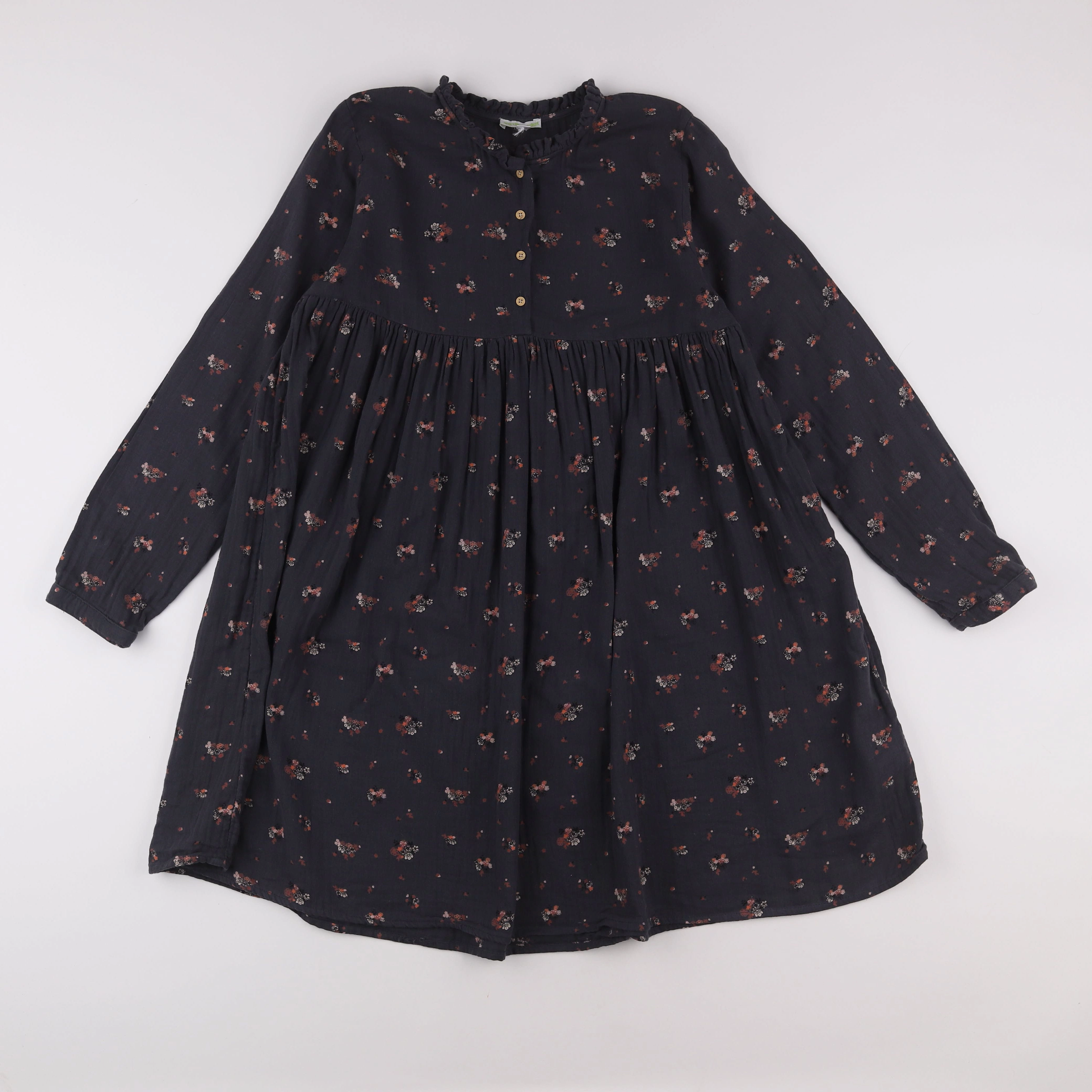 Vertbaudet - robe gris - 14 ans