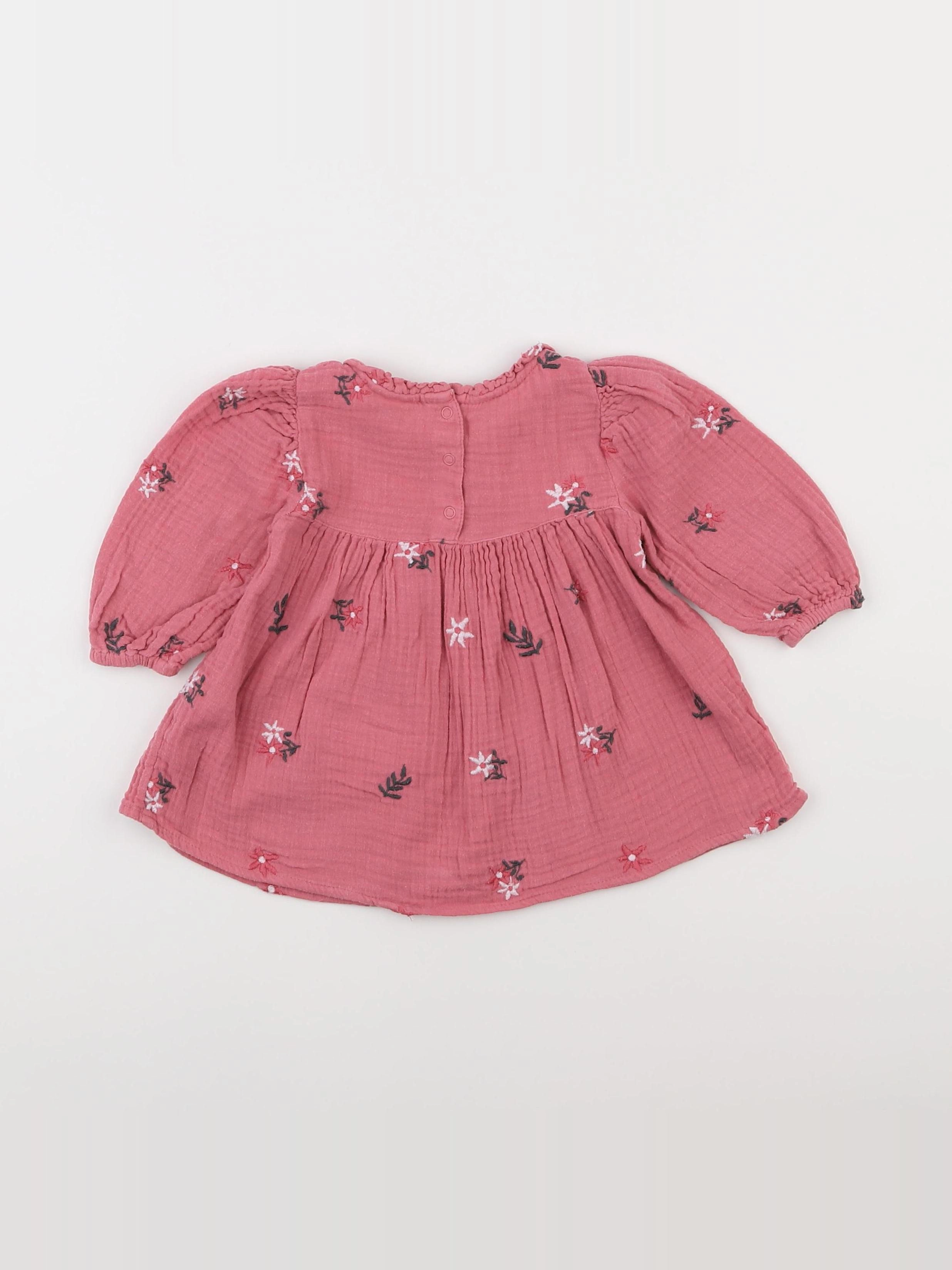 Tape à l'oeil - robe rose - 6 mois