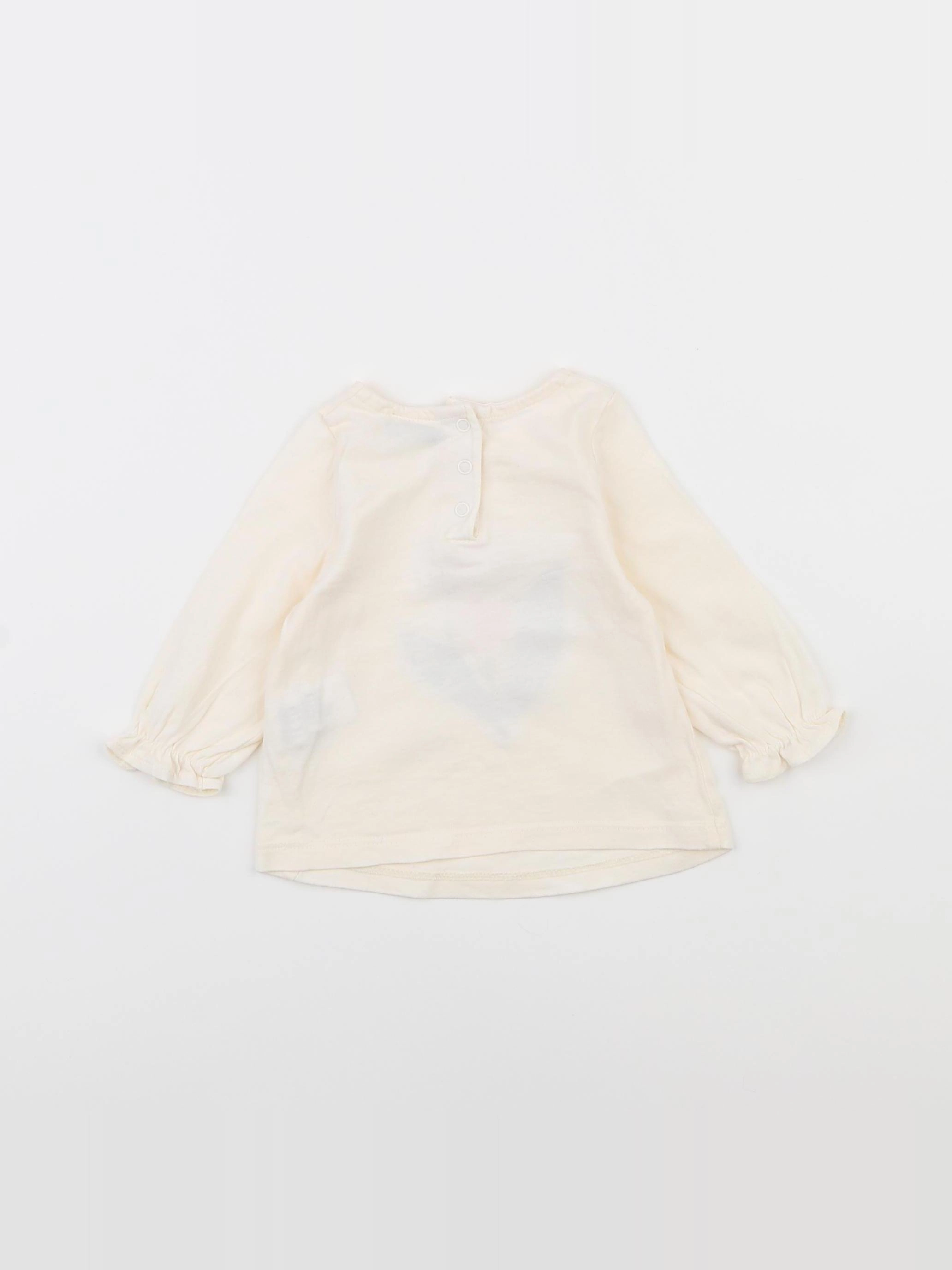 Tape à l'oeil - tee-shirt beige - 3 mois