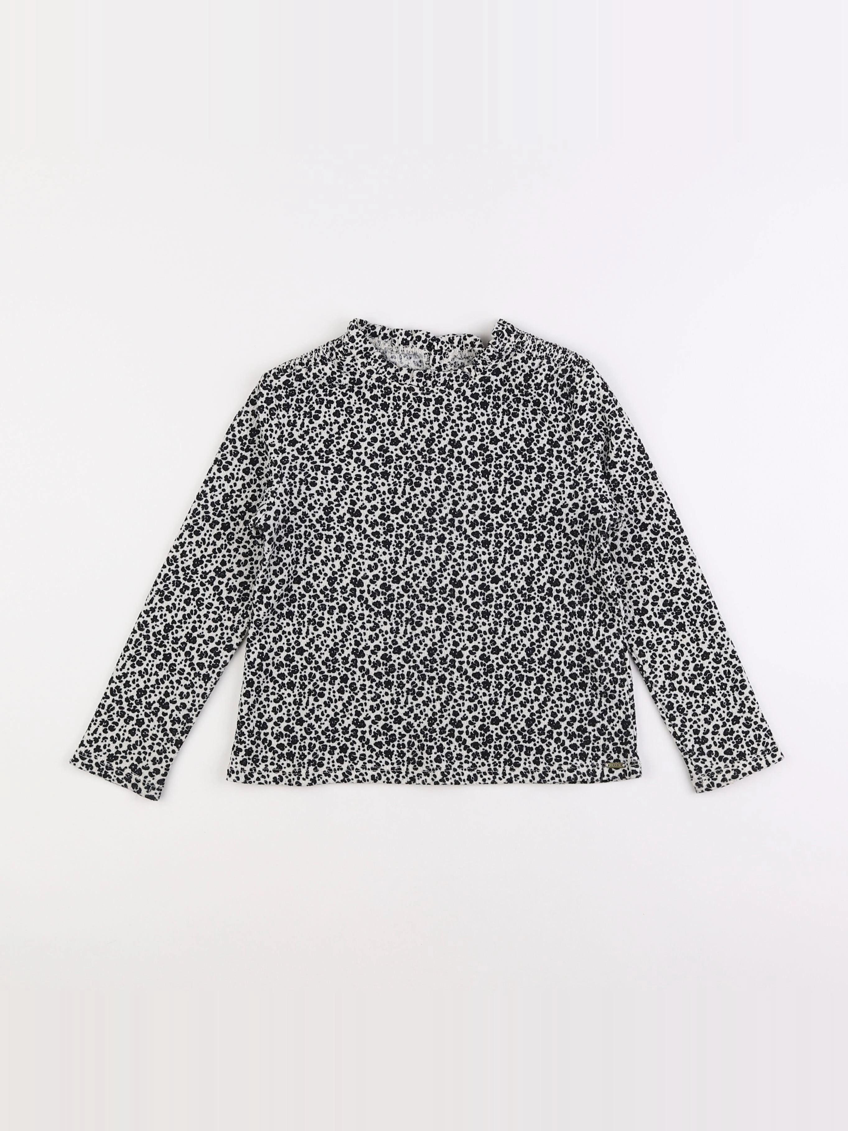 IKKS - tee-shirt beige, noir - 5 ans