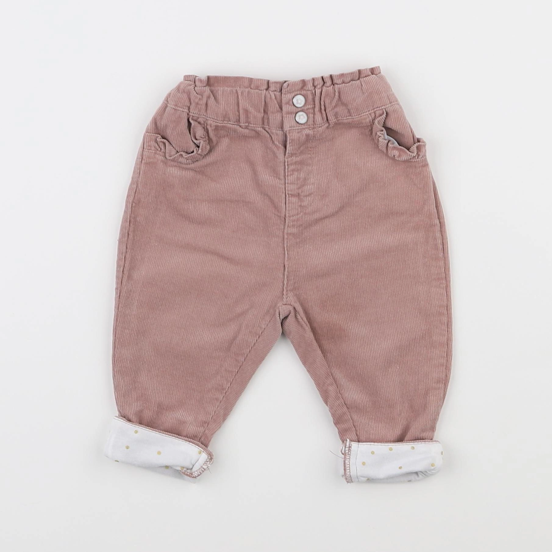 Vertbaudet - pantalon marron - 3 mois