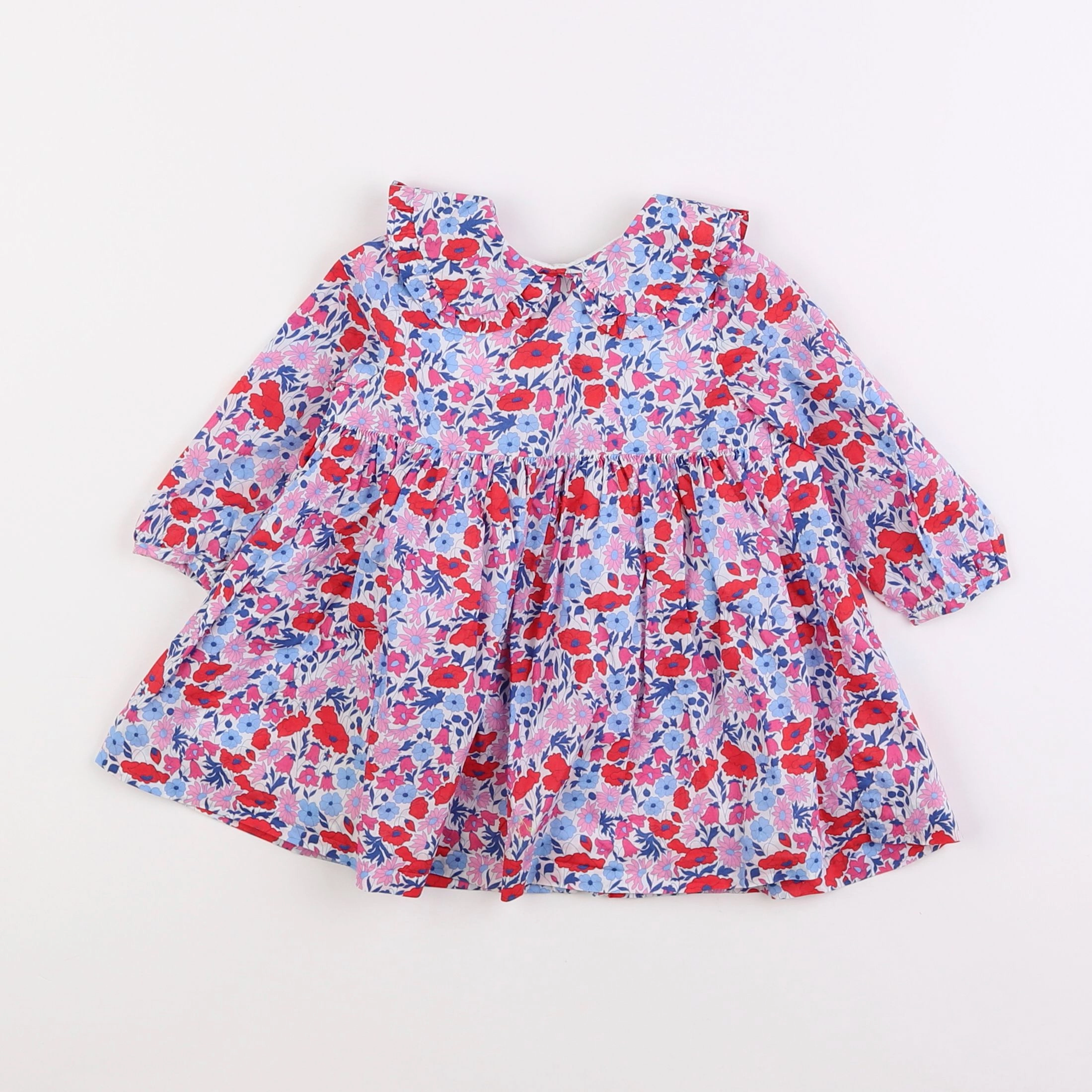 Jacadi - robe liberty multicolore - 12 mois