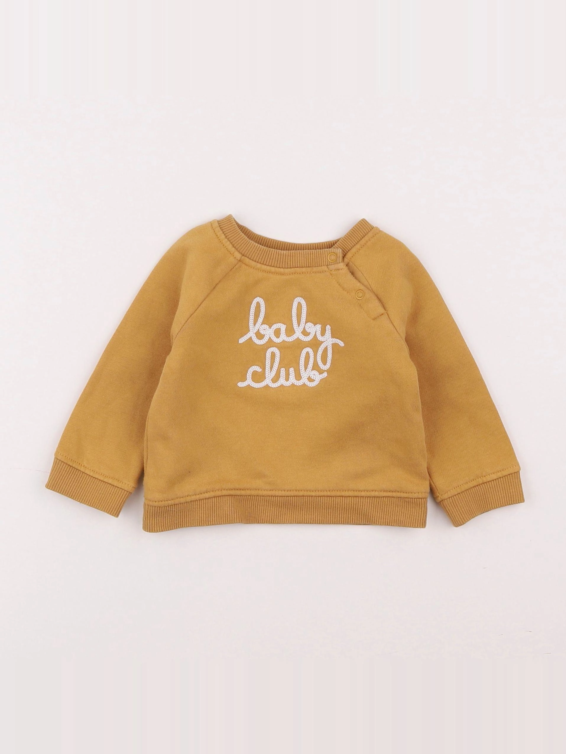 Boutchou - sweat jaune - 6 mois