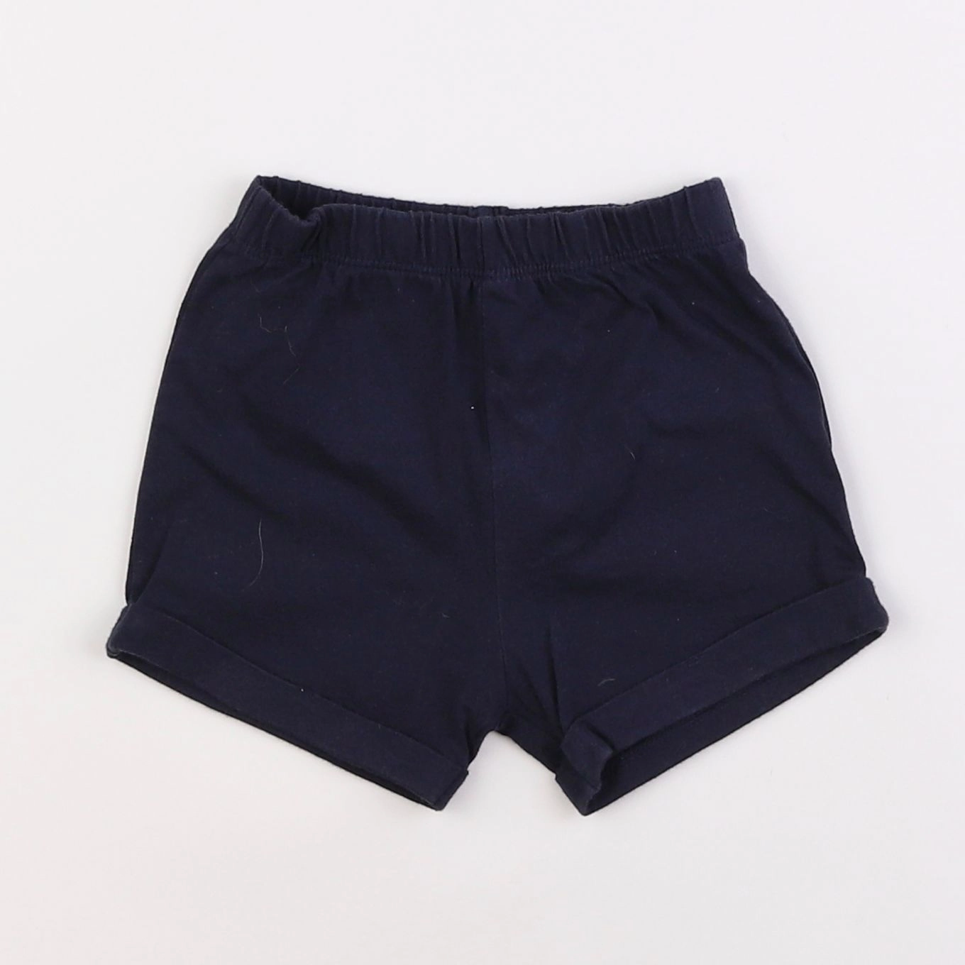 Petit Bateau - short bleu - 18 mois