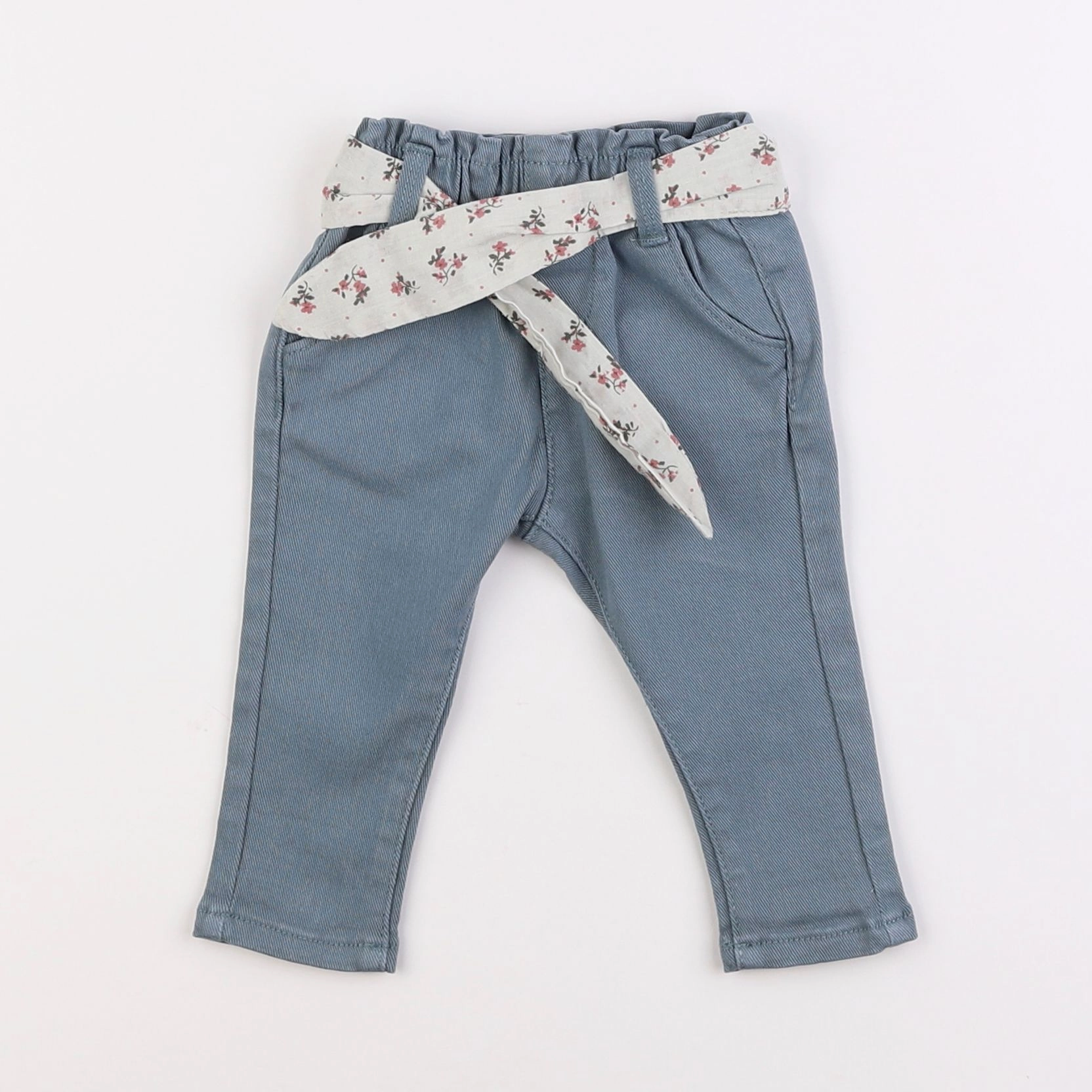 Vertbaudet - jean bleu - 3 mois