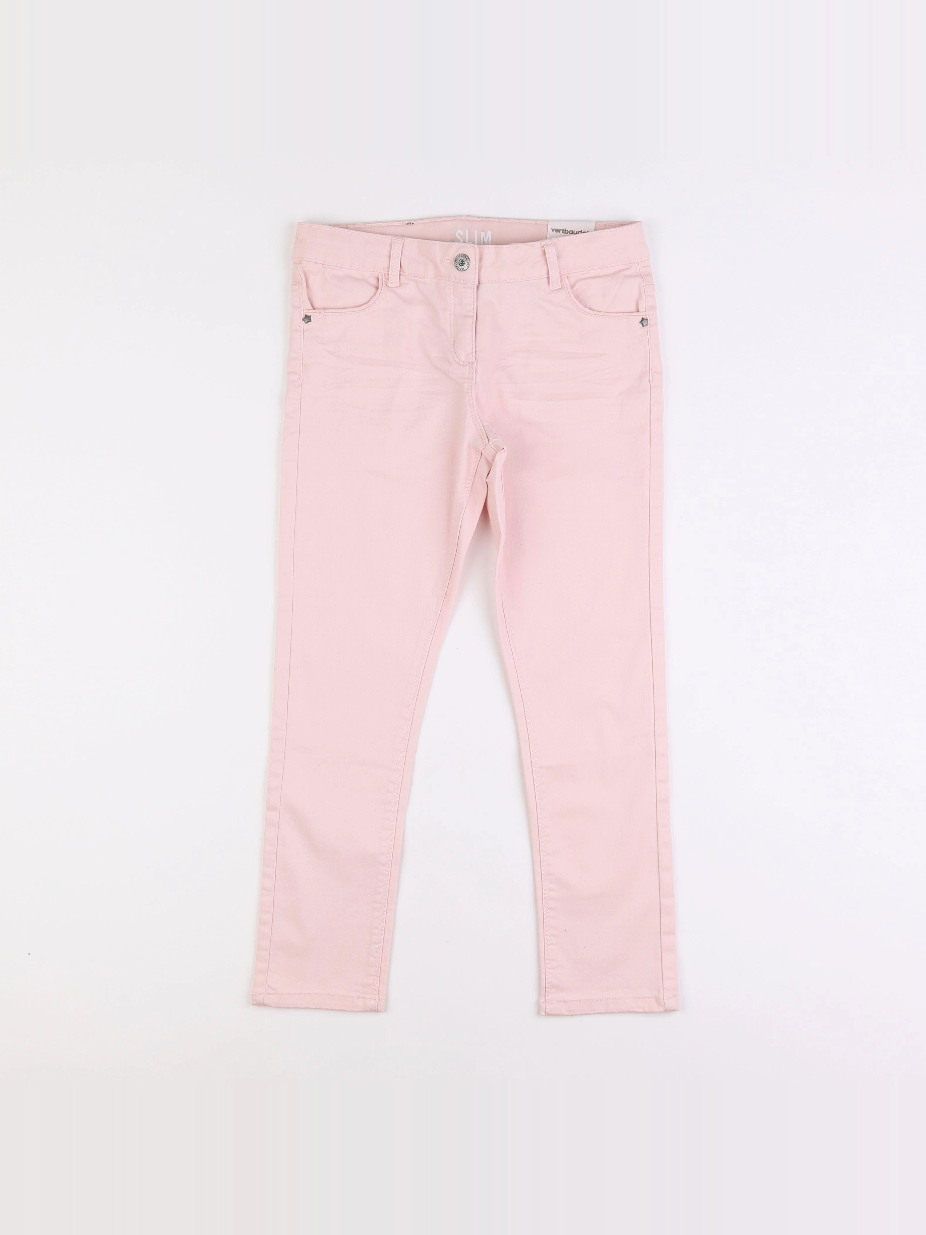 Vertbaudet - pantalon rose - 9 ans