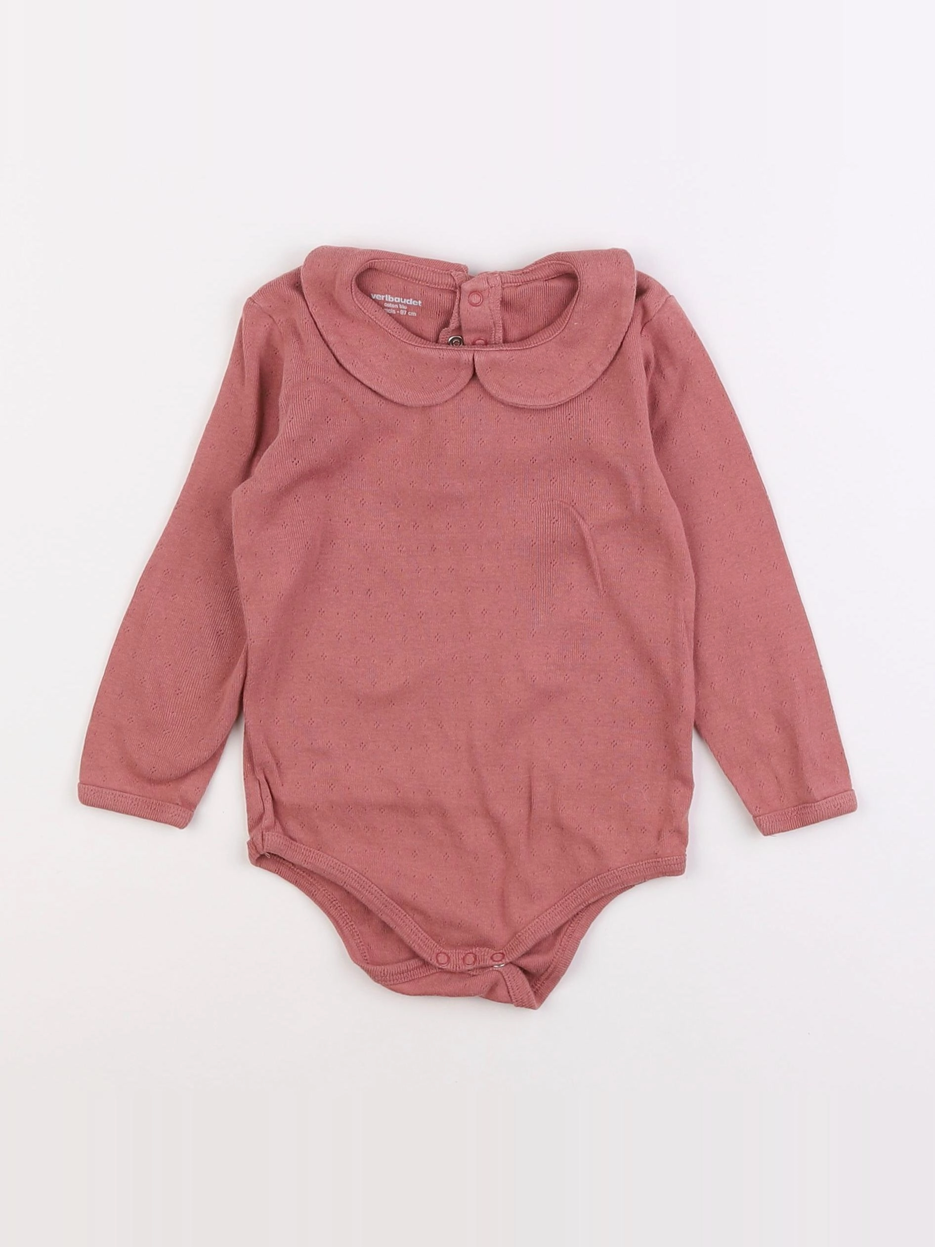 Vertbaudet - body à col rose - 3 ans