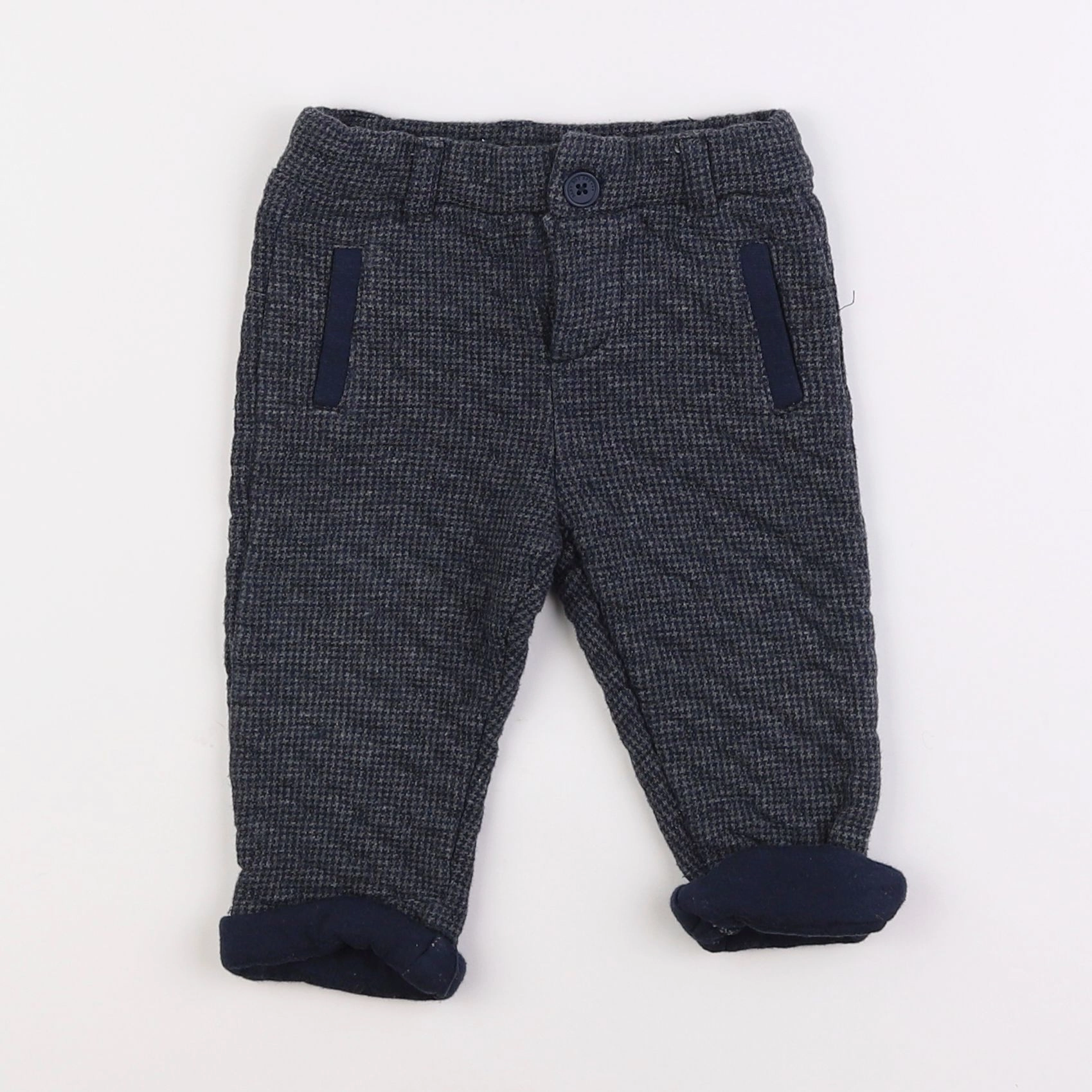 Tape à l'oeil - pantalon bleu - 12 mois