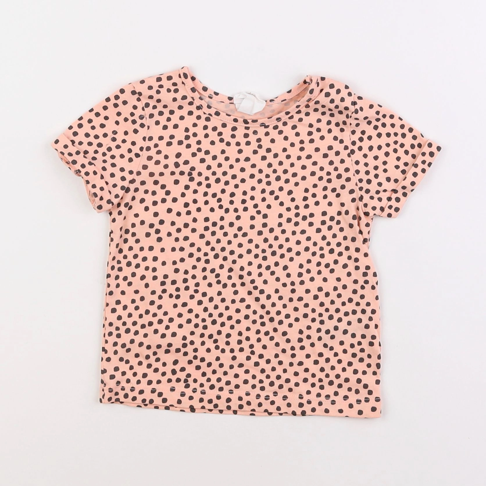 H&M - tee-shirt rose - 6/9 mois