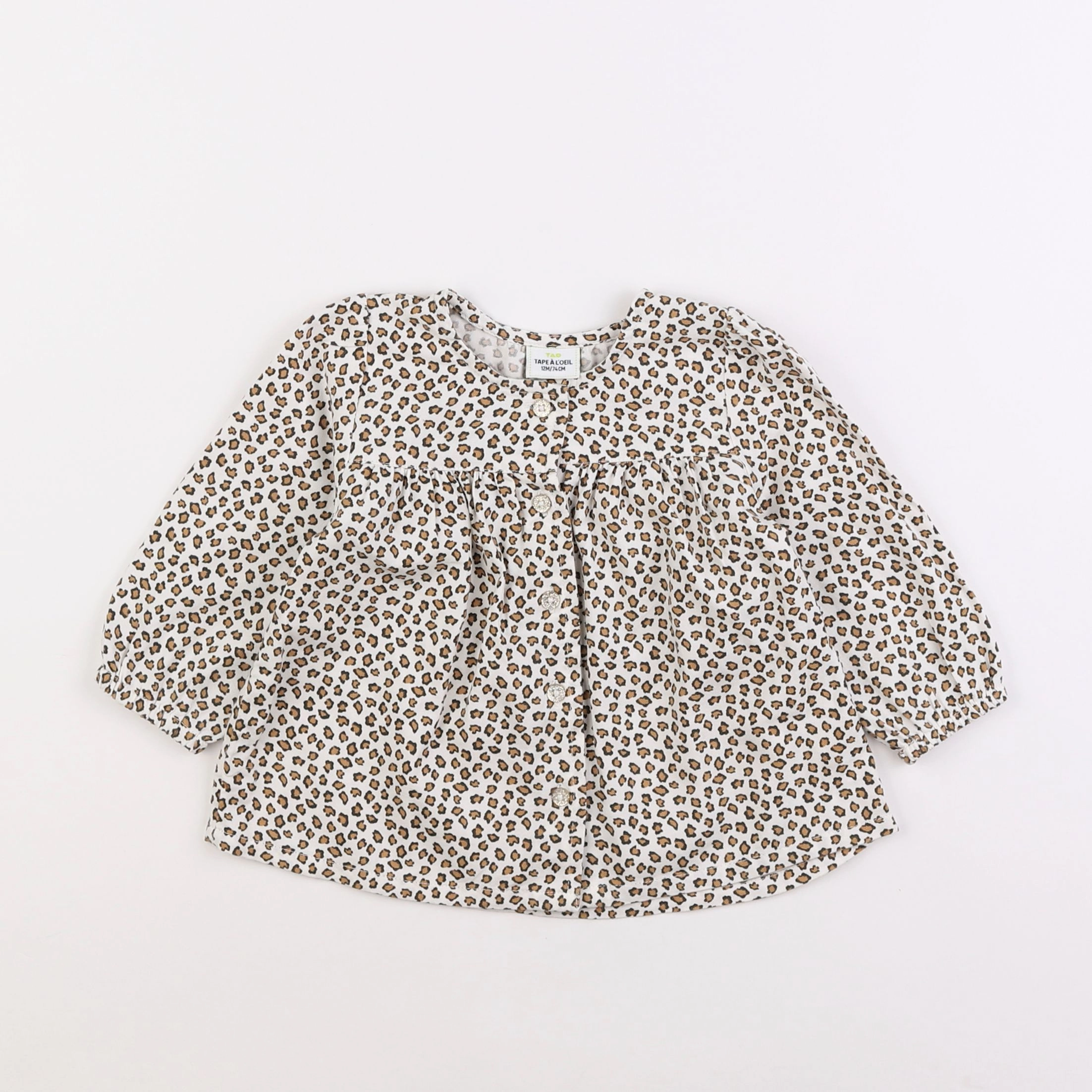 Tape à l'oeil - blouse beige - 12 mois