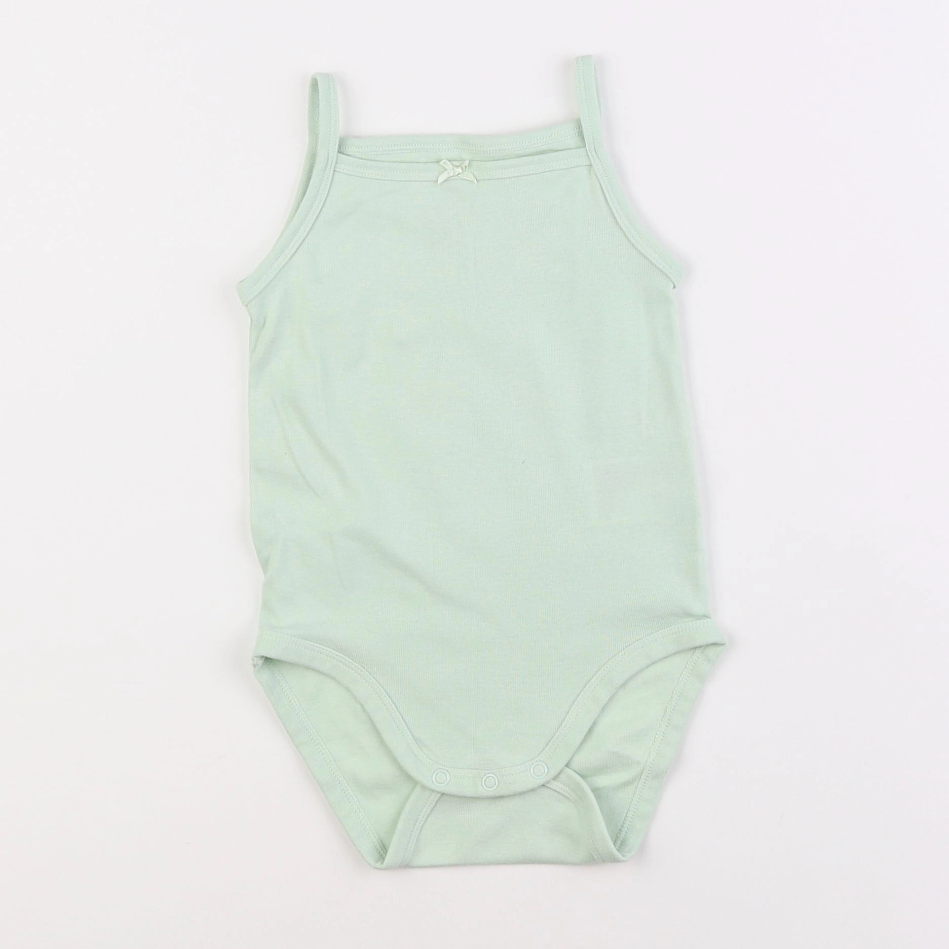 H&M - body vert - 9/12 mois