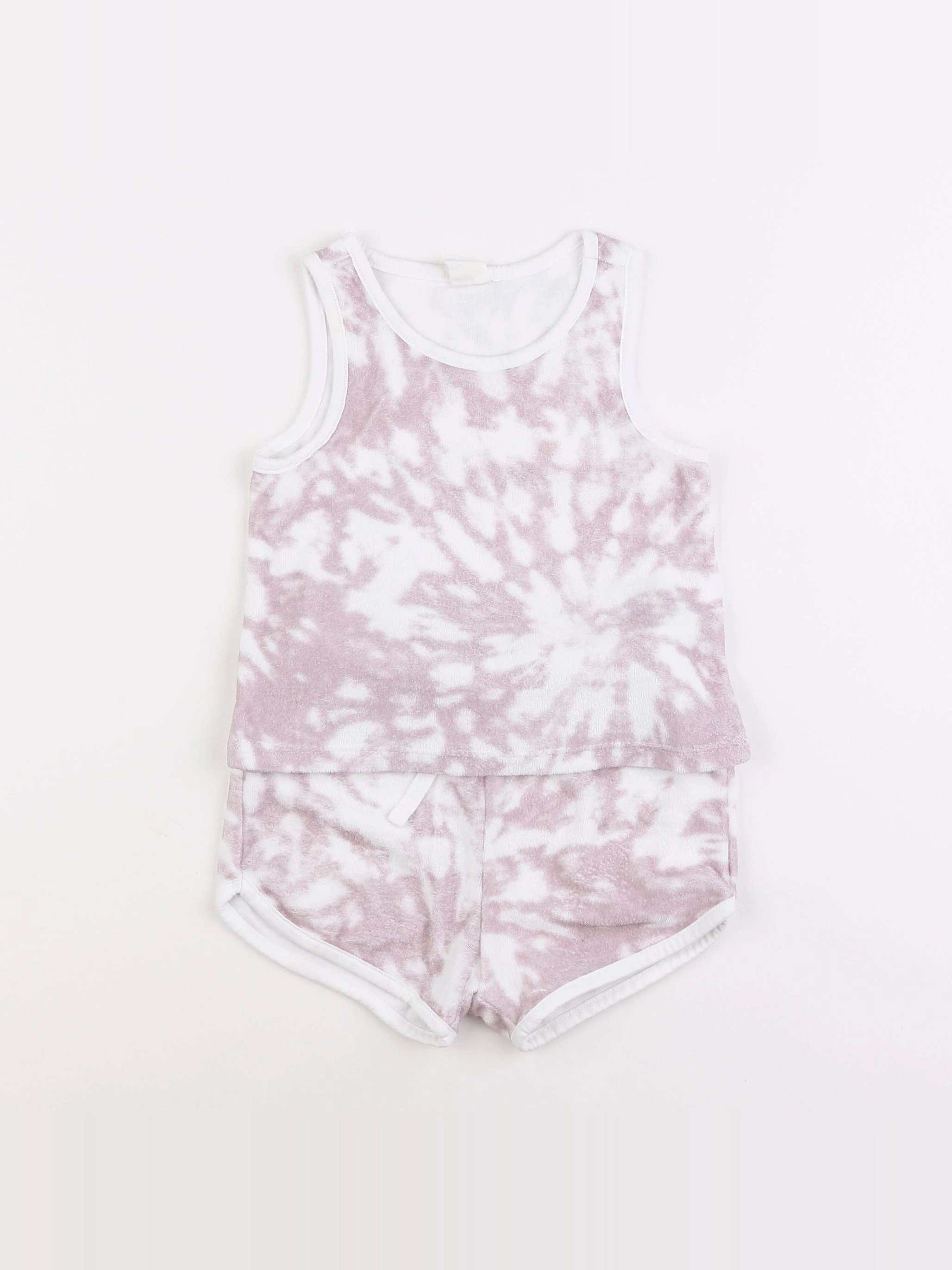 H&M - ensemble rose - 9/12 mois