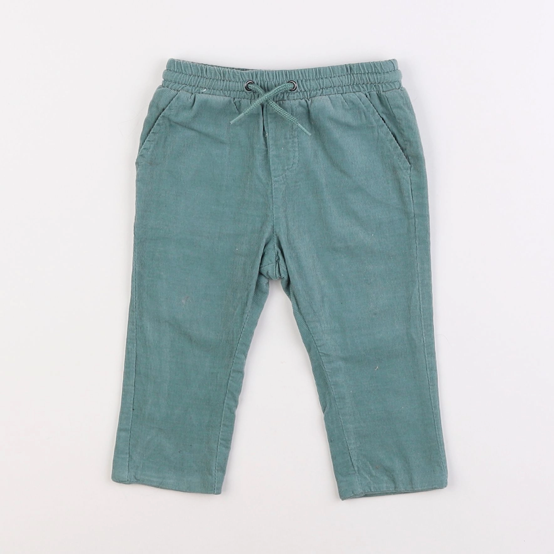 Vertbaudet - pantalon vert - 6 mois