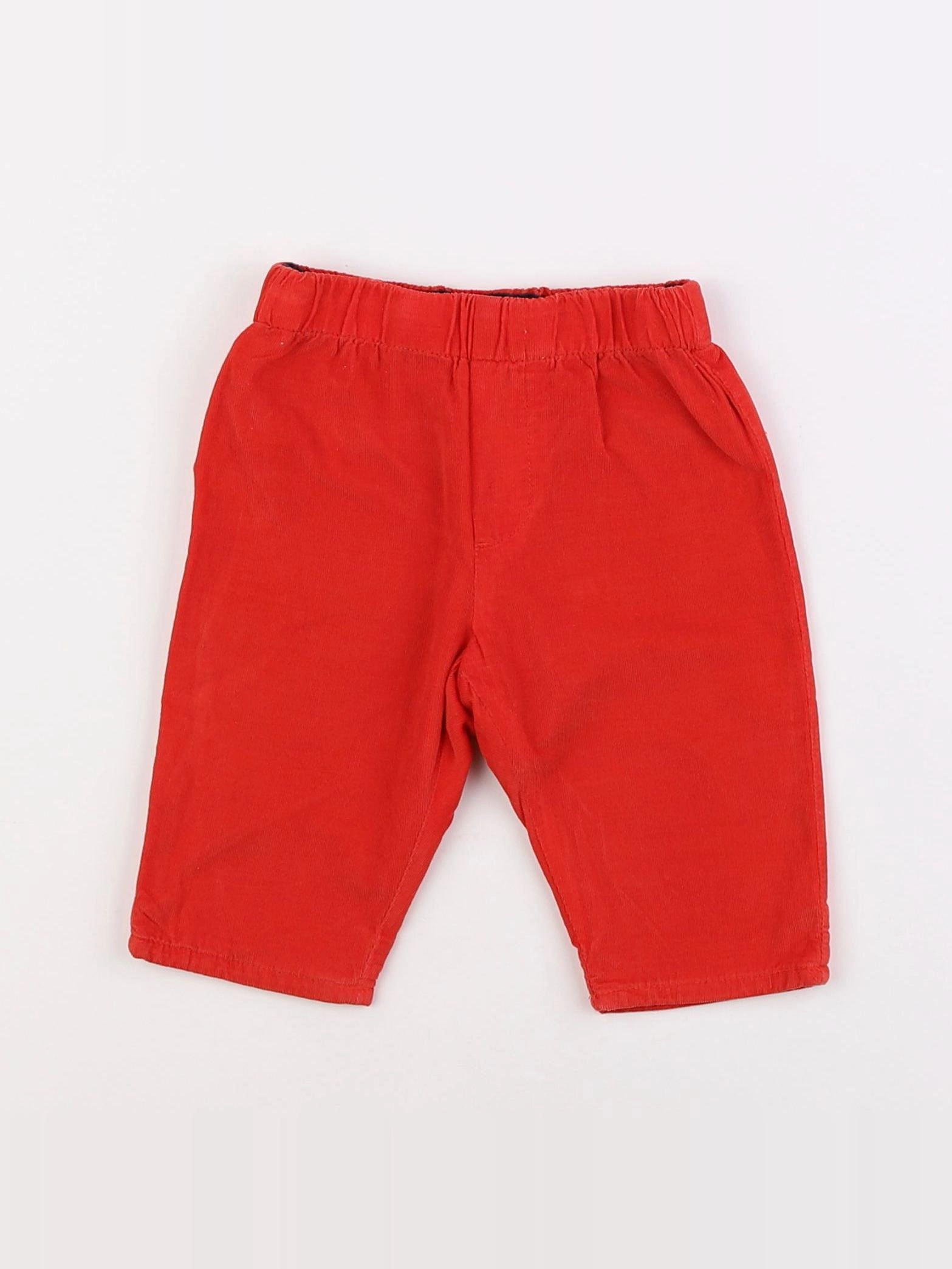 Jacadi - pantalon doublé rouge - 6 mois