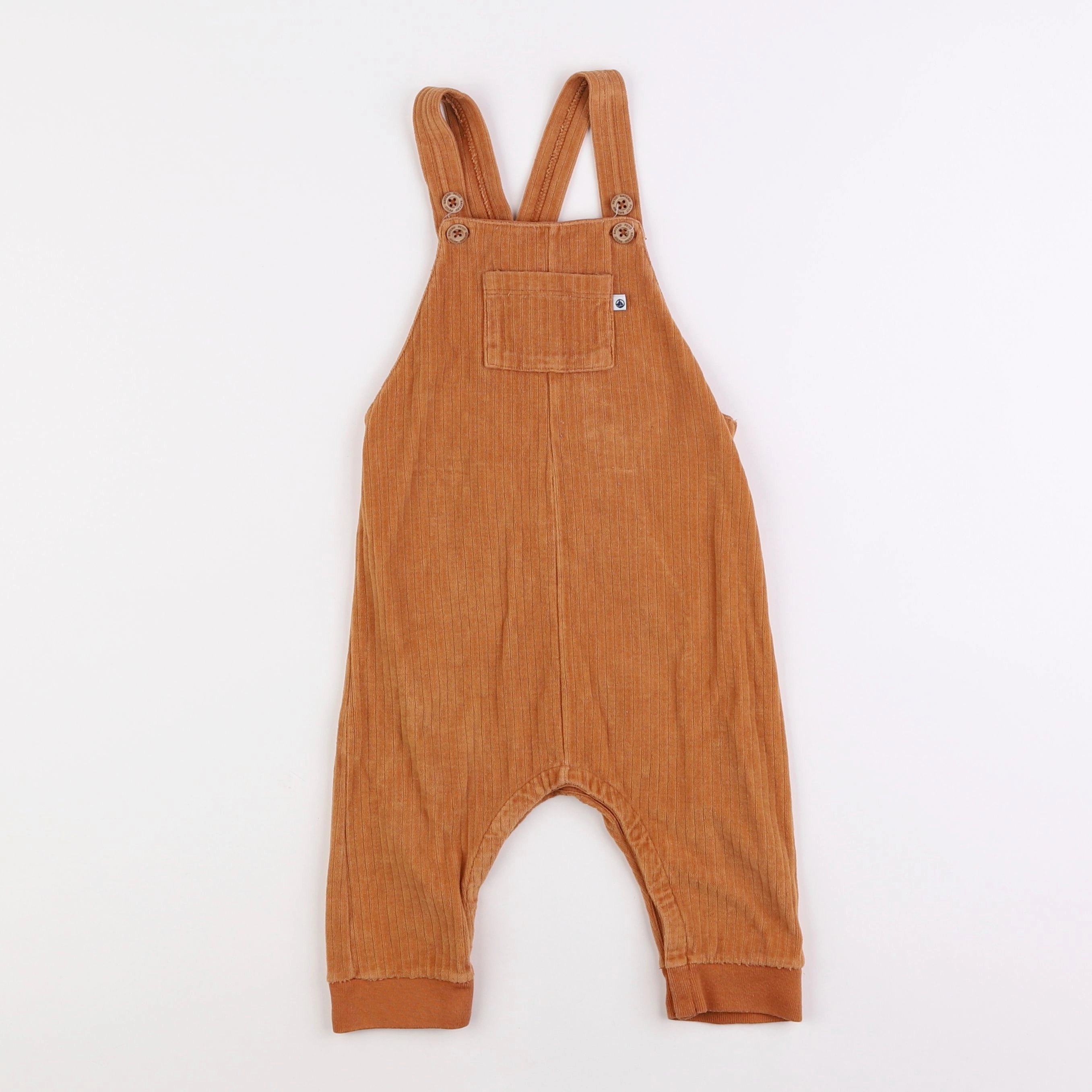 Petit Bateau - salopette marron - 18 mois