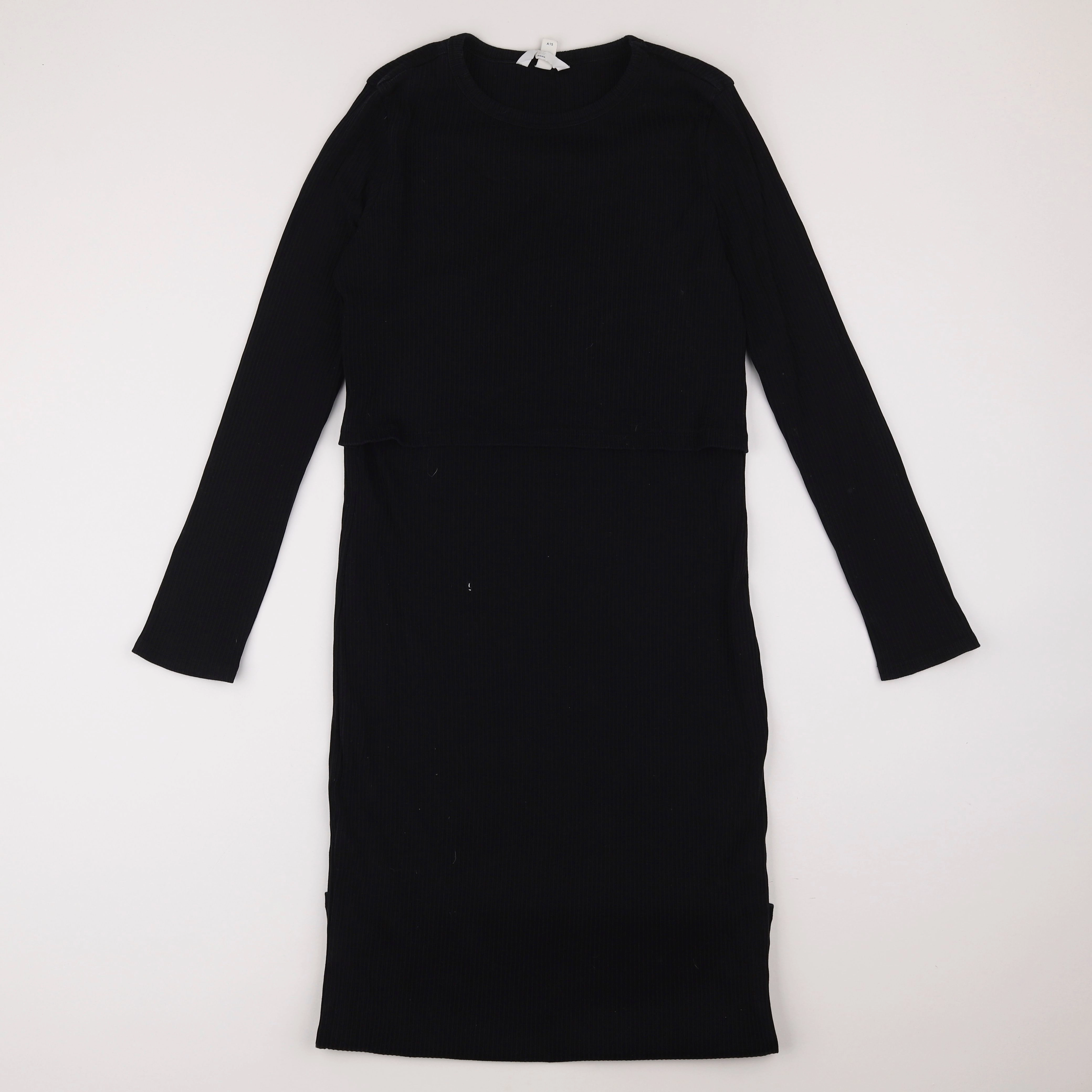 H&M - robe grossesse noir - m