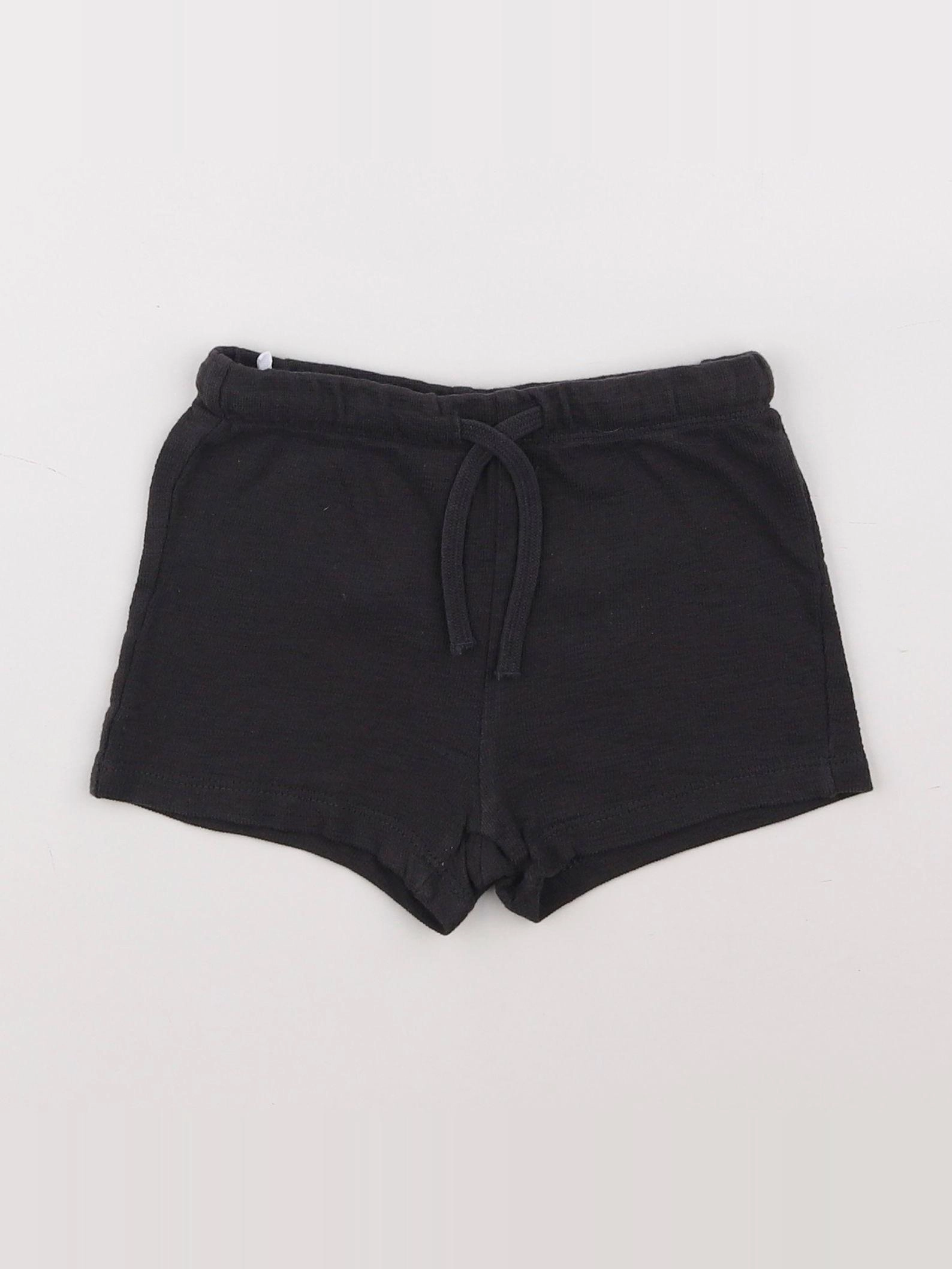 H&M - short marron - 6/9 mois