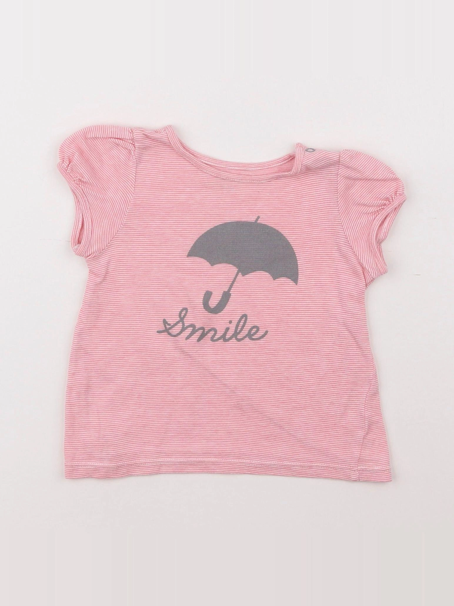 Boutchou - tee-shirt rouge - 6 mois