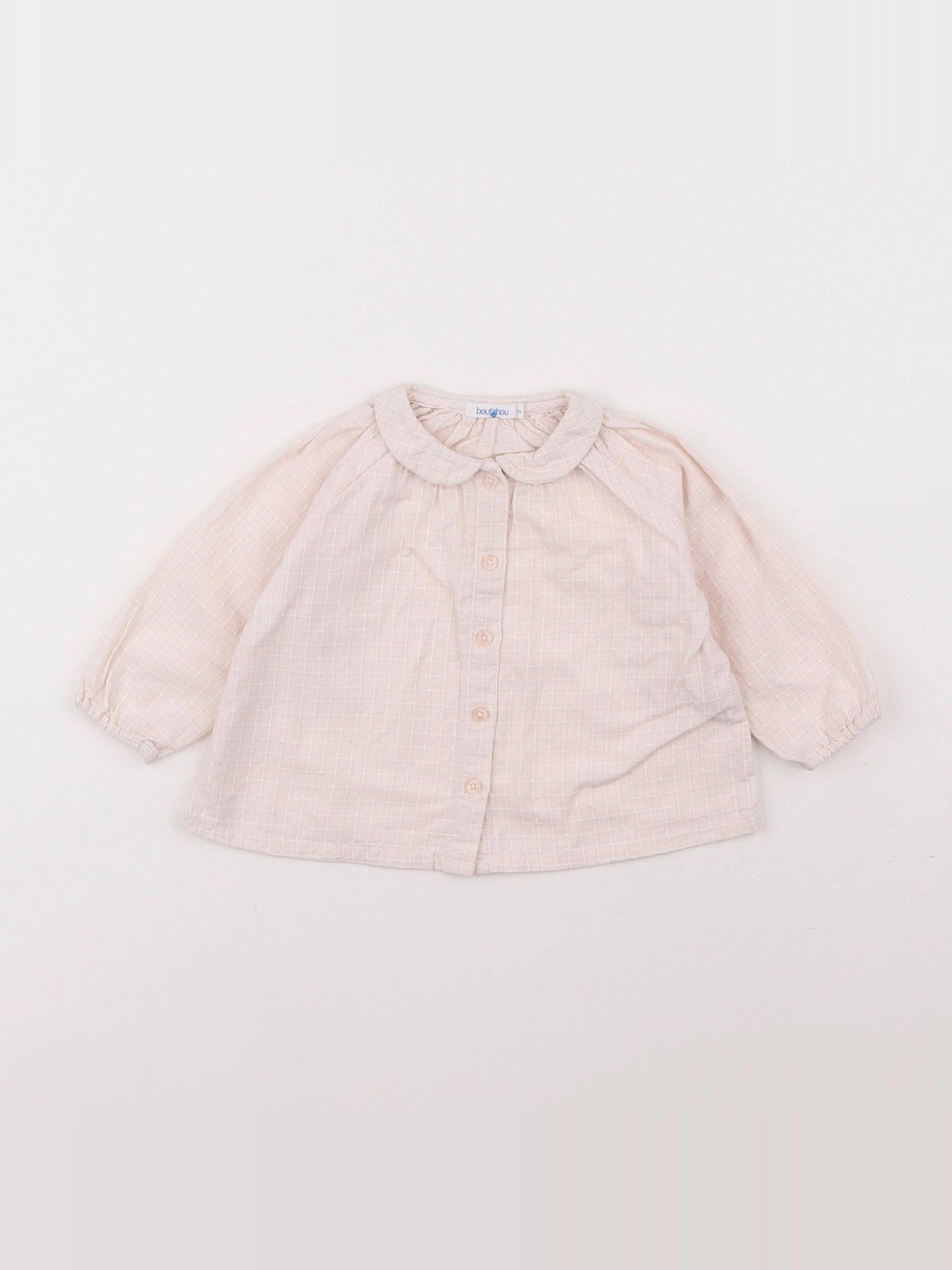 Boutchou - blouse rose - 6 mois
