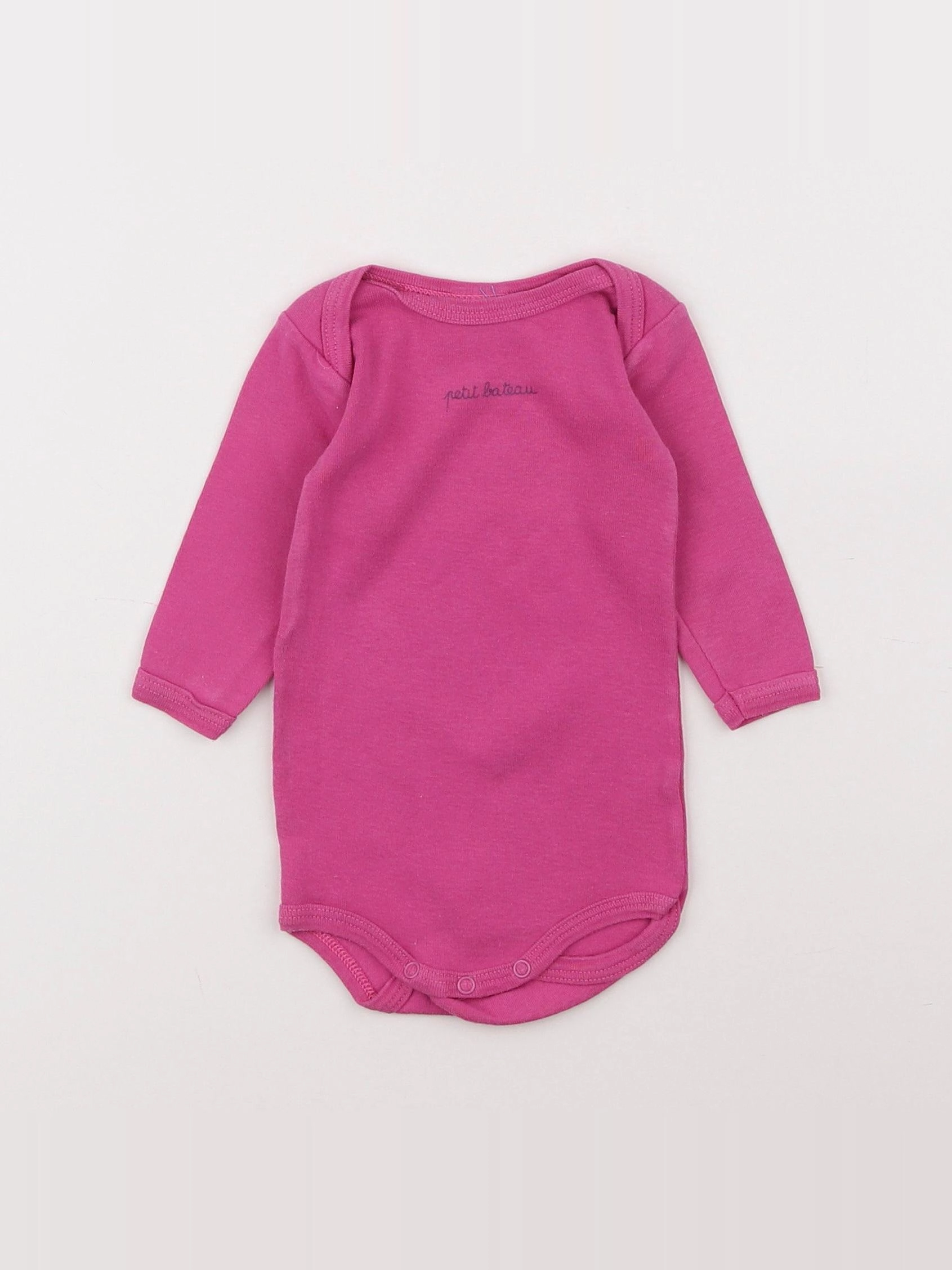 Petit Bateau - body rose - 3 mois