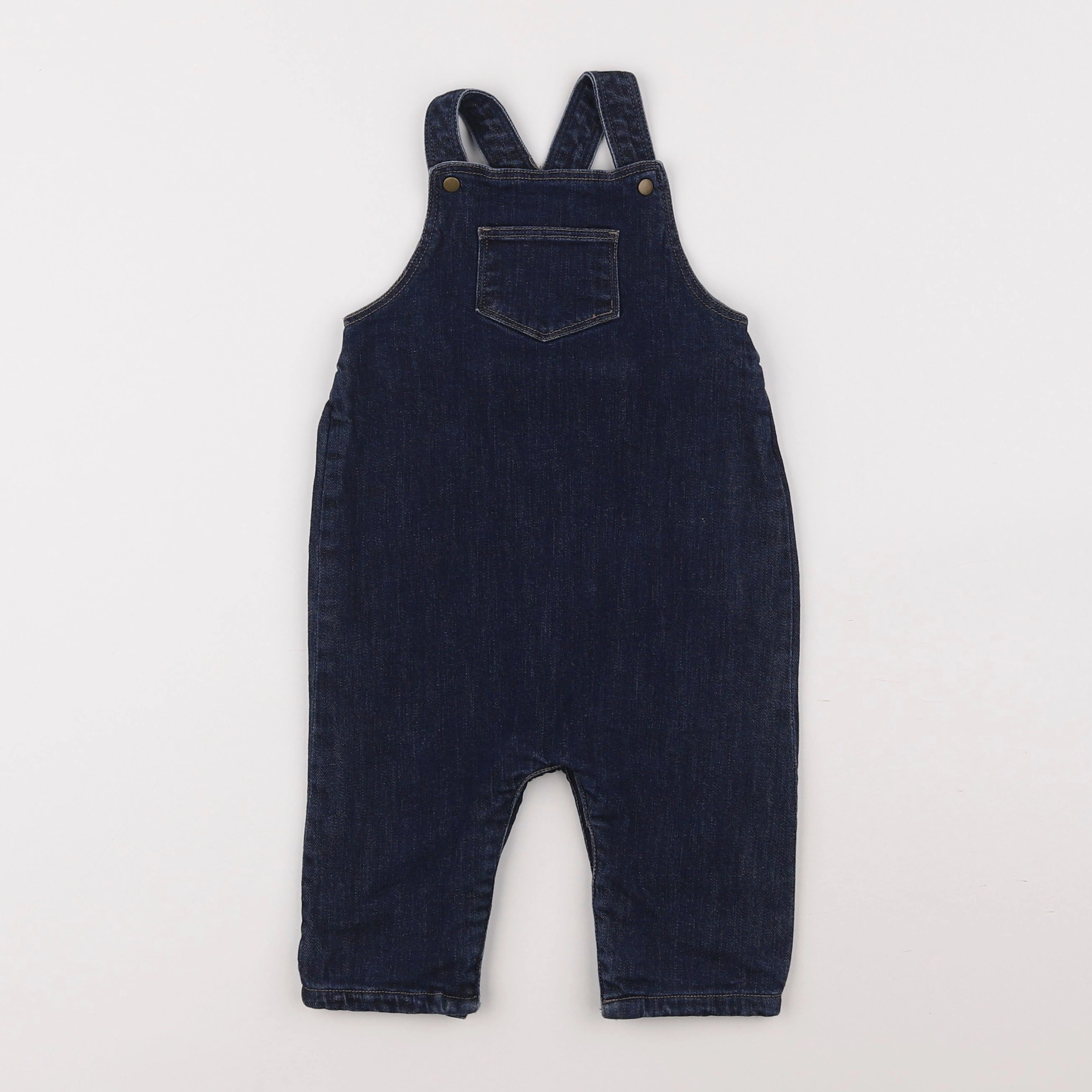 Boutchou - salopette doublé bleu - 9 mois